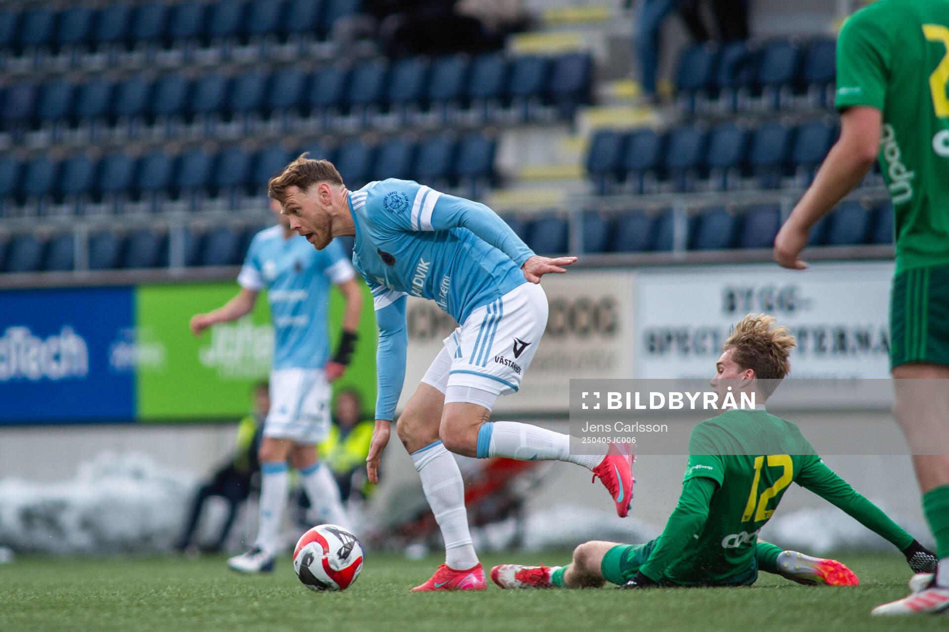 Gefles Leo Englund och Team TGs Elvis Hansson