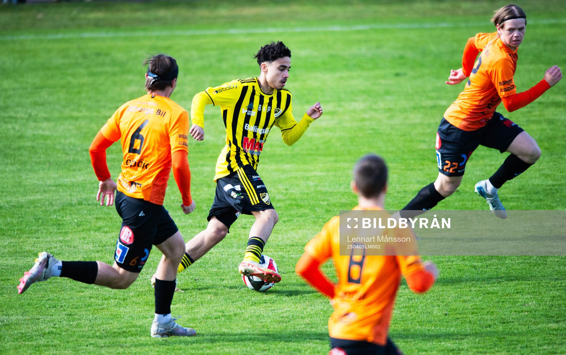 IFK Hässleholms Zidane Sala i matchen i division 2 mellan