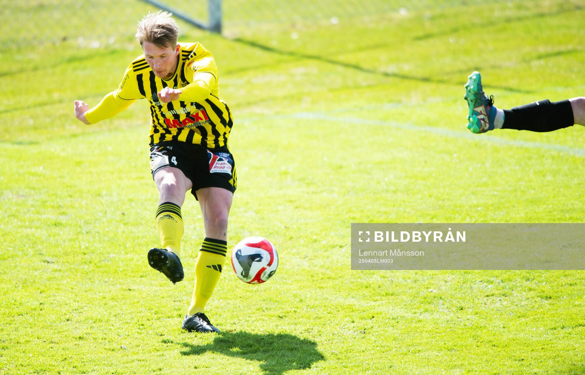 IFK Hässleholms Hugo Arvidsson i matchen i division 2