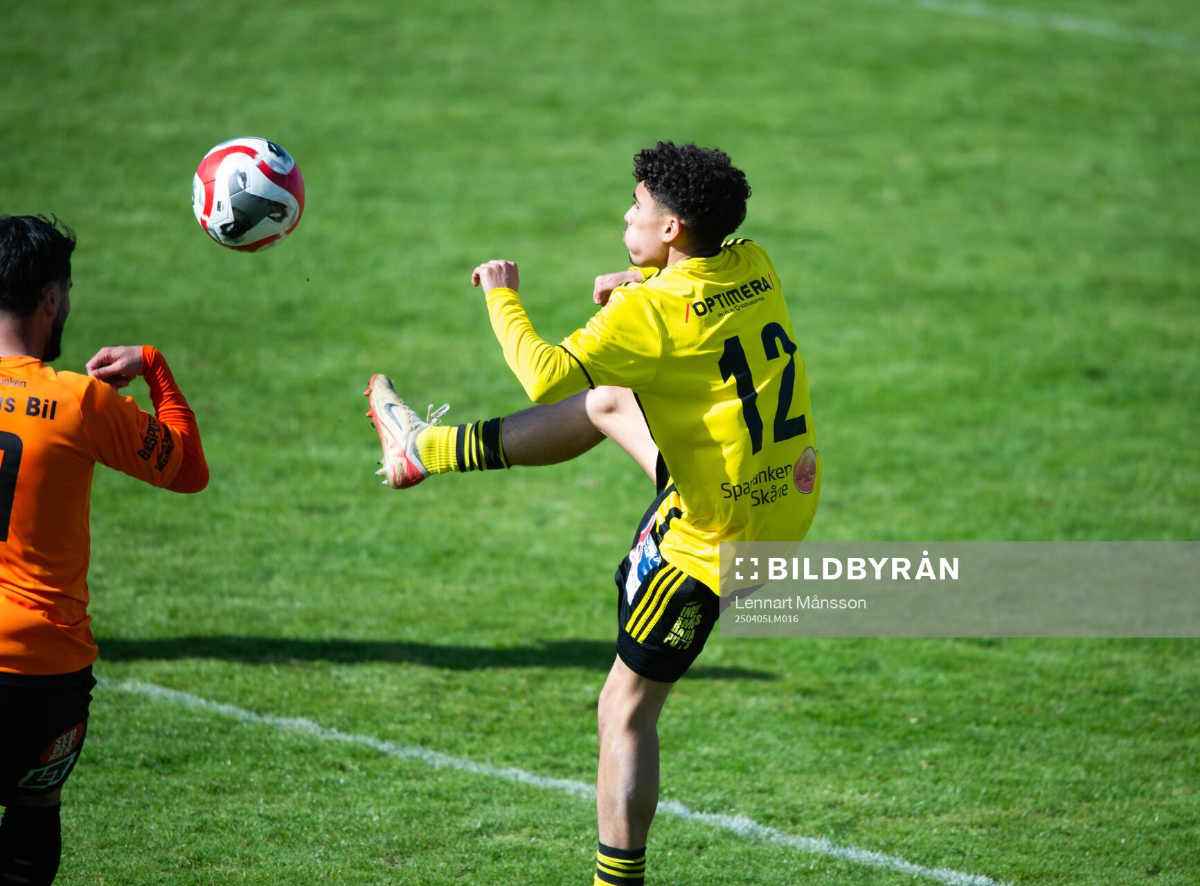 IFK Hässleholms Zidane Sala i matchen i division 2 mellan