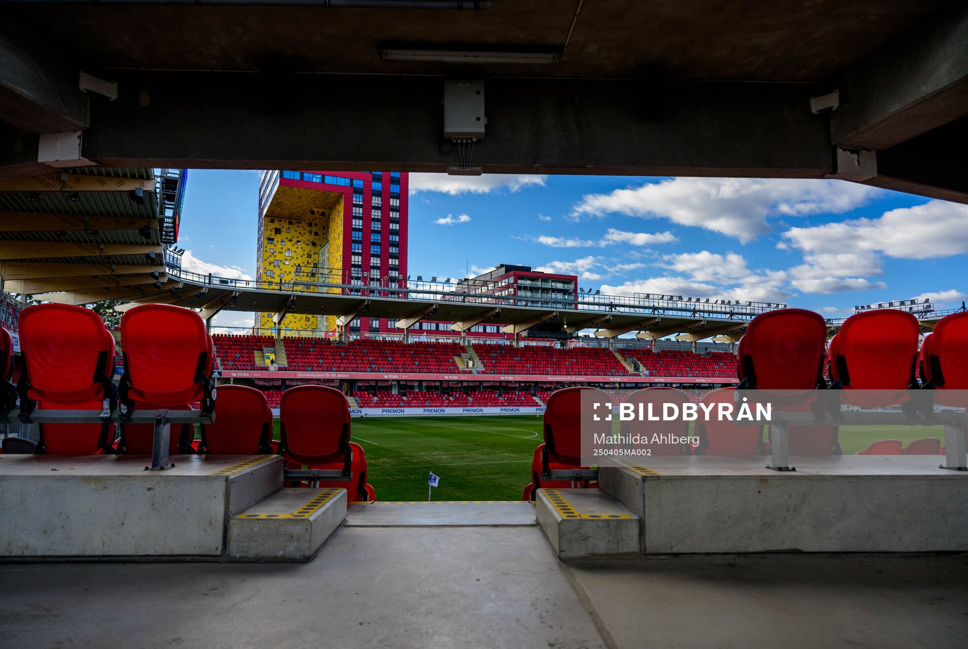 Interiör av Visma Arena