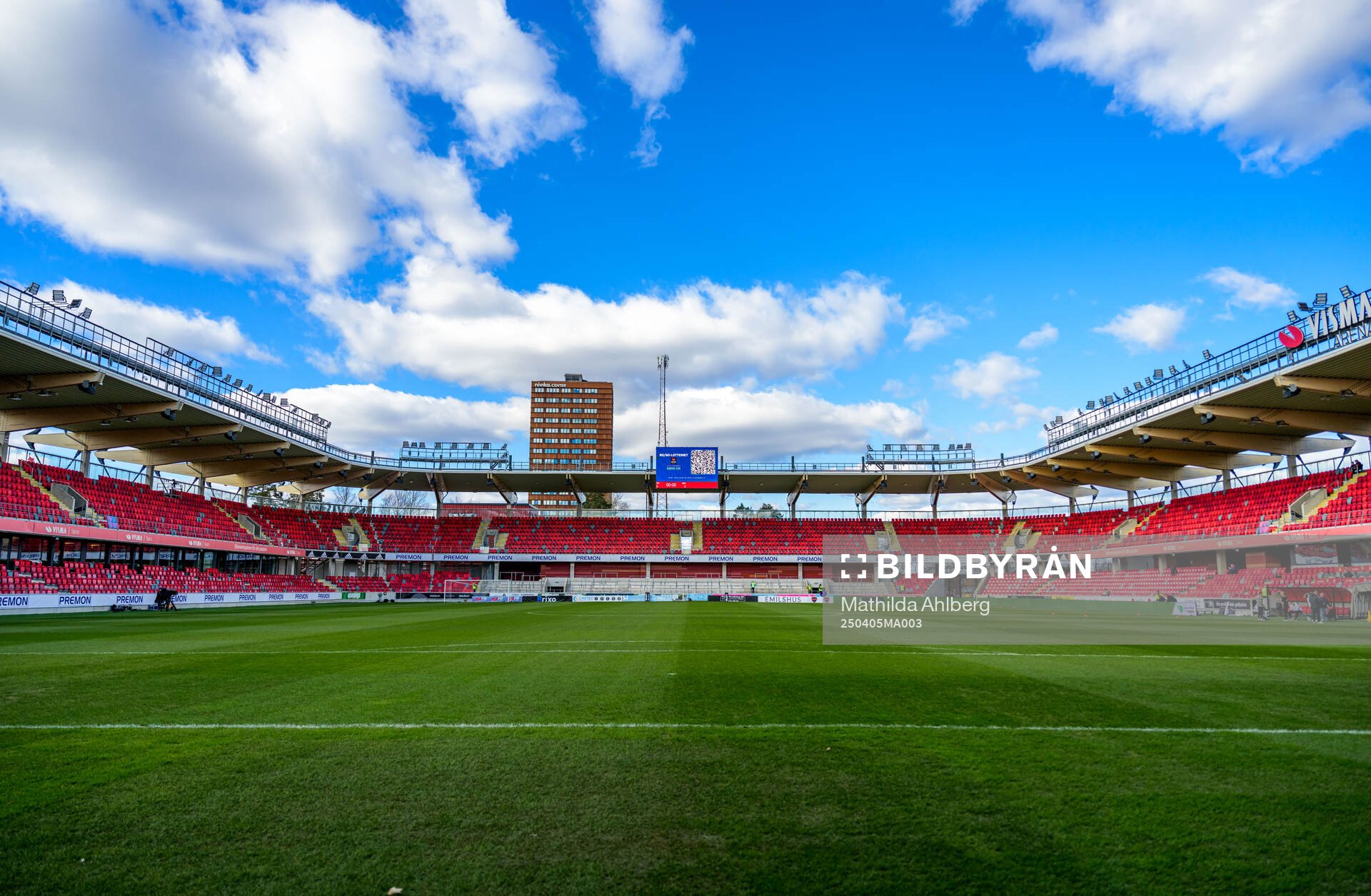 Interiör av Visma Arena