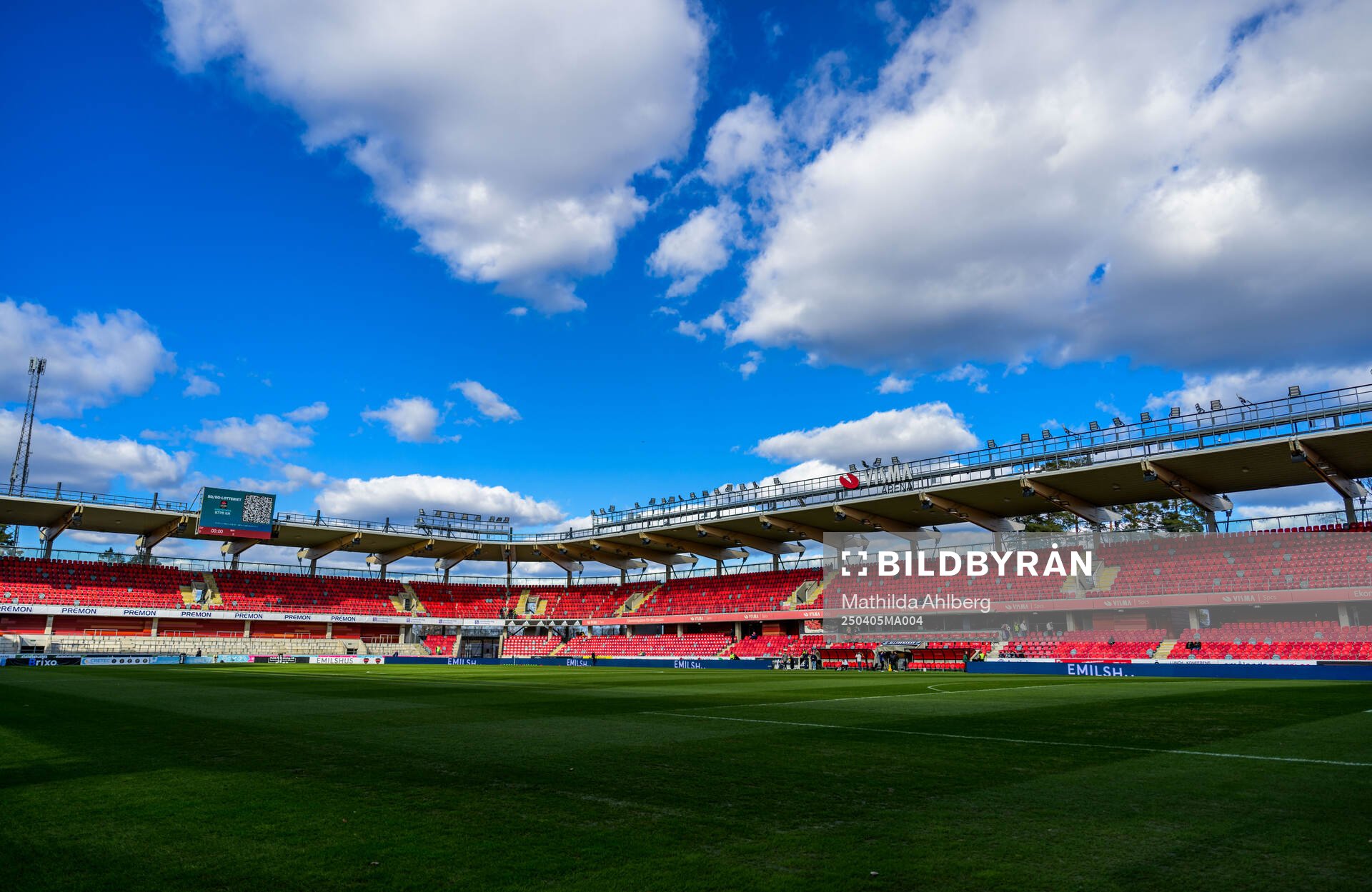 Interiör av Visma Arena