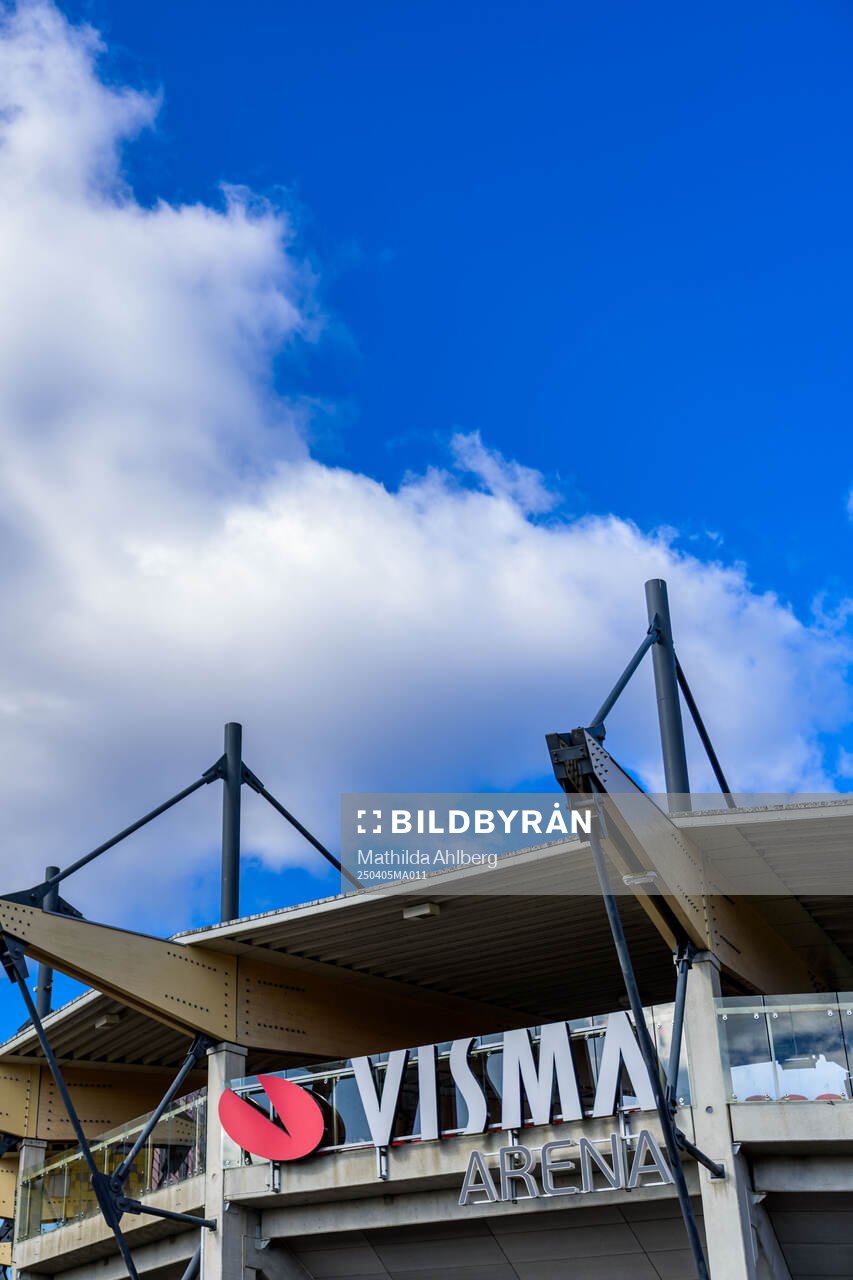 Exteriör av Visma Arena