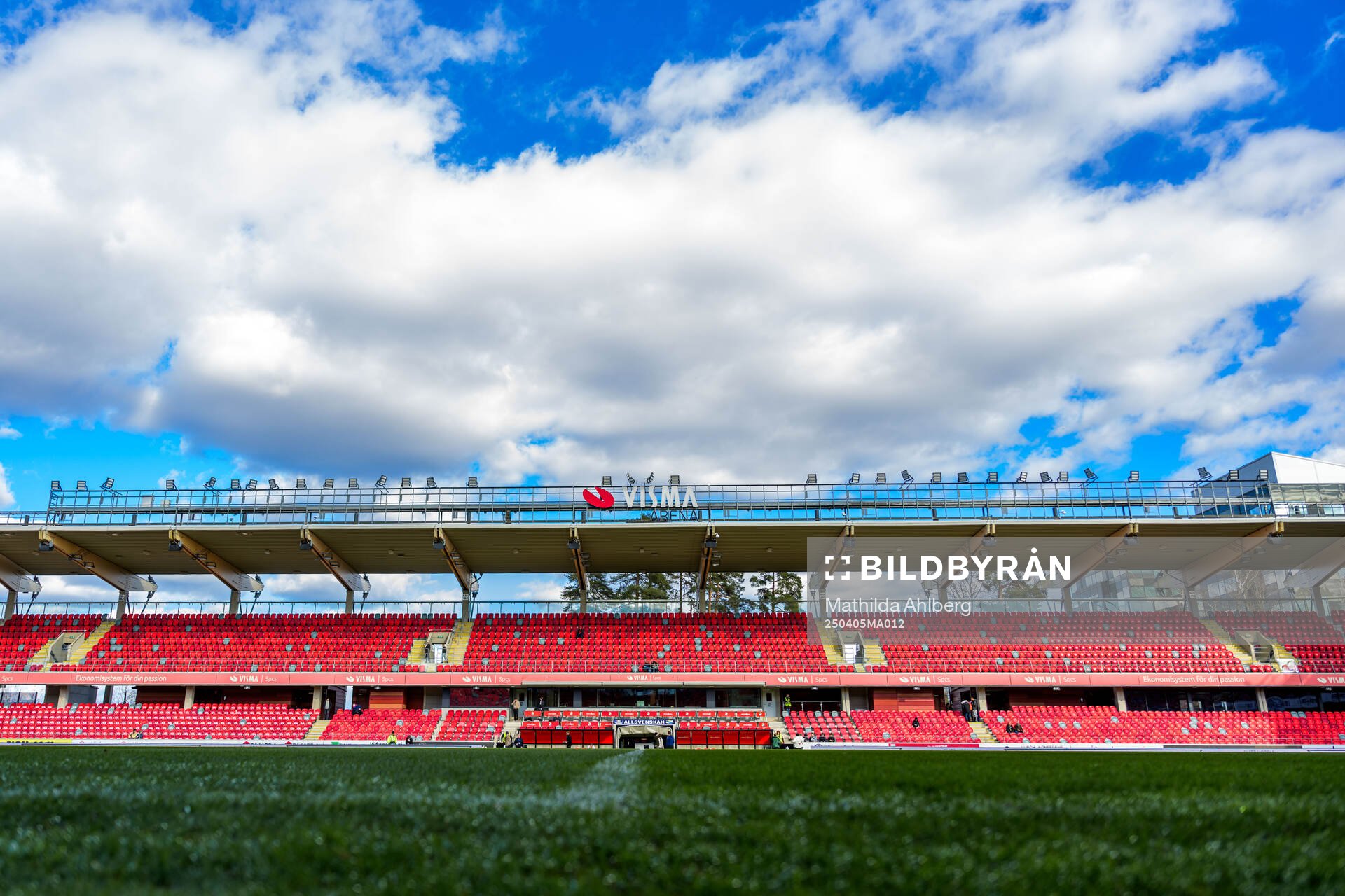 Interiör av Visma Arena