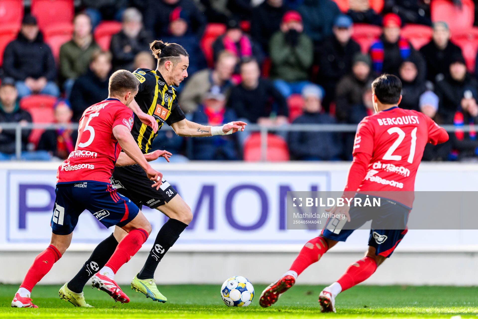 Häckens Amor Layouni, Östers Ivan Kricak och Lukas
