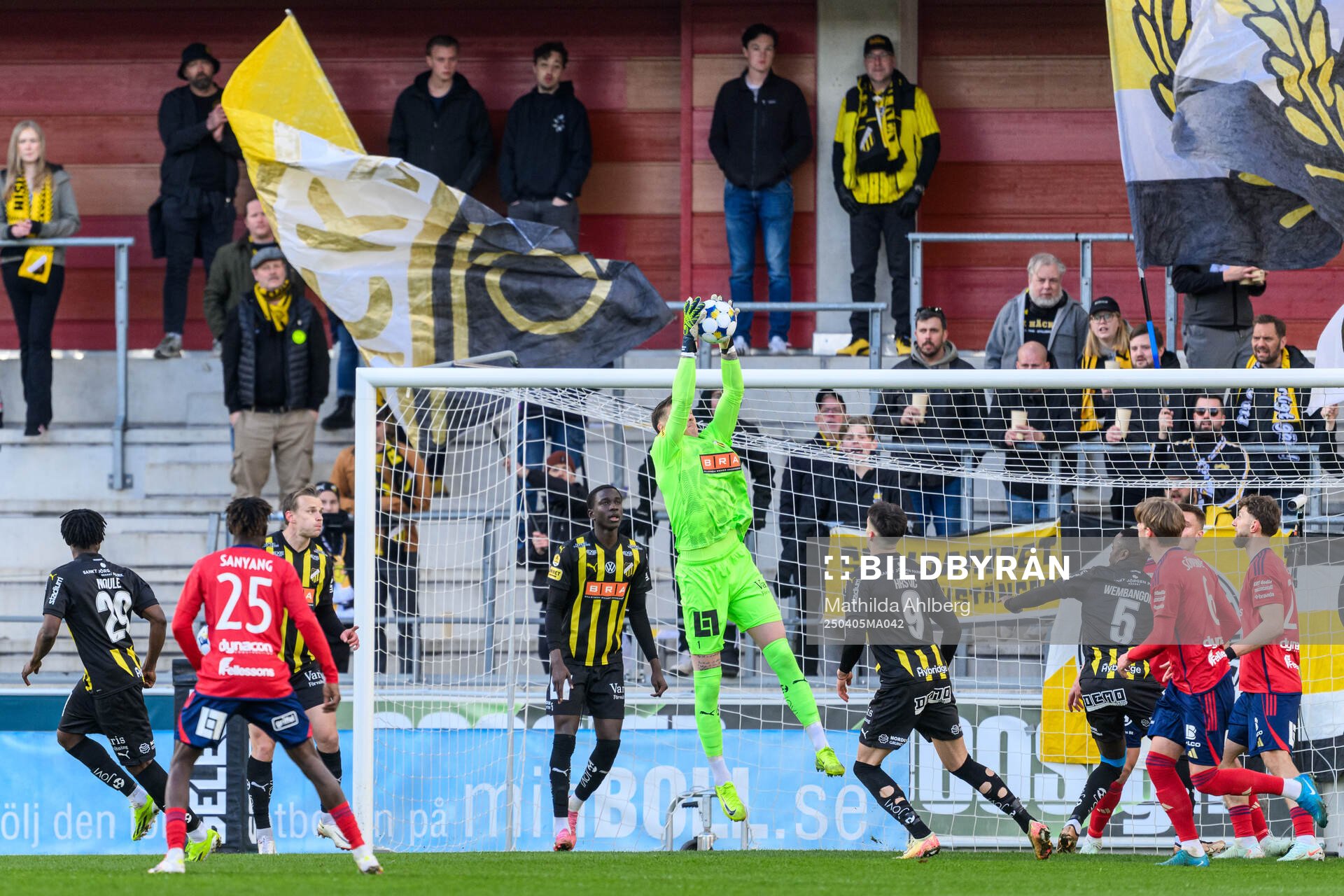 Häckens målvakt Andreas Linde