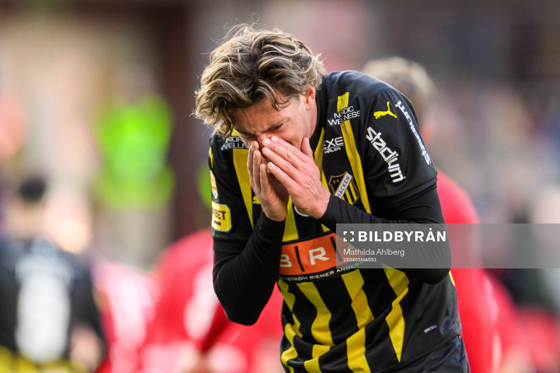 Häckens Silas Andersen har ont