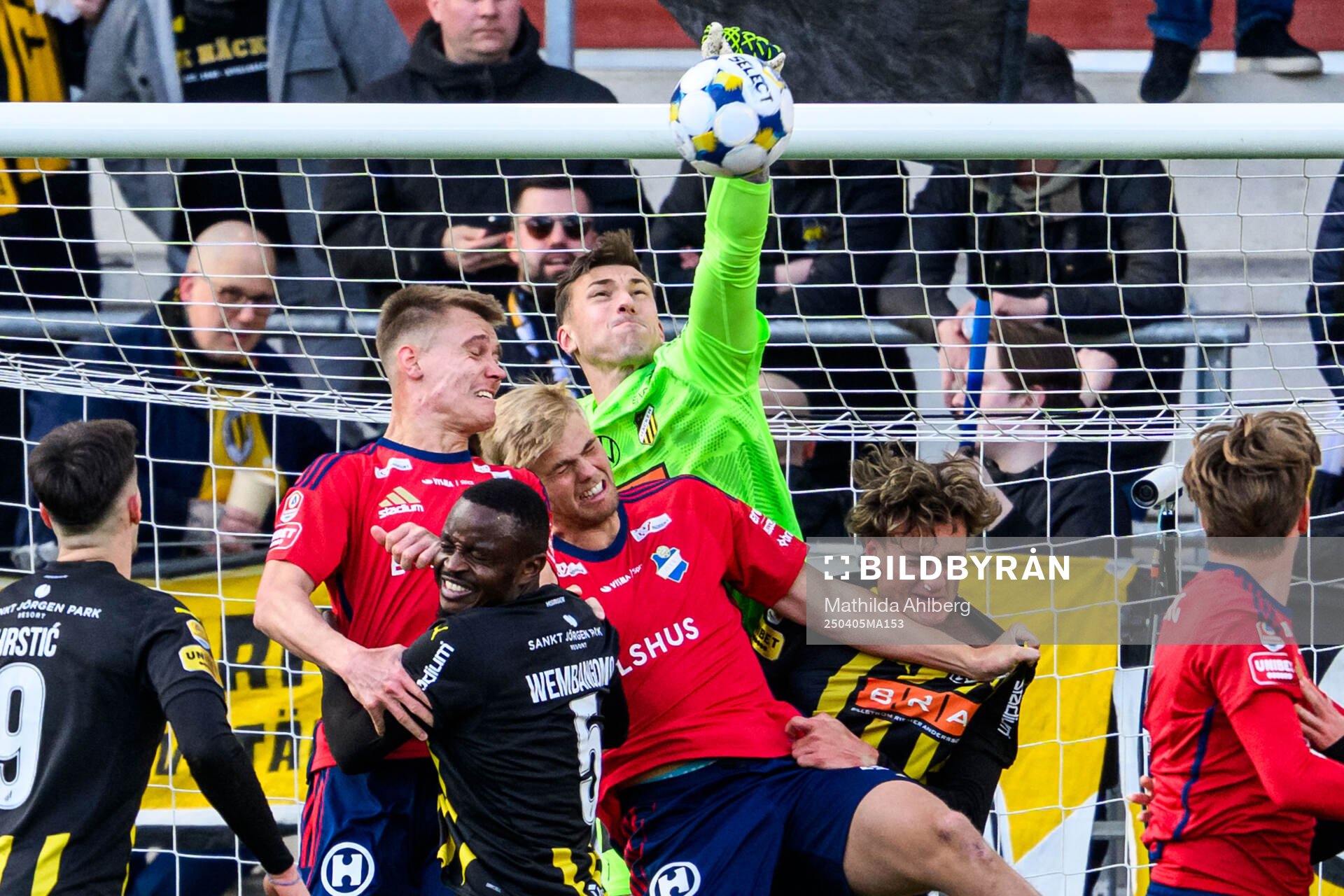 Häckens målvakt Andreas Linde