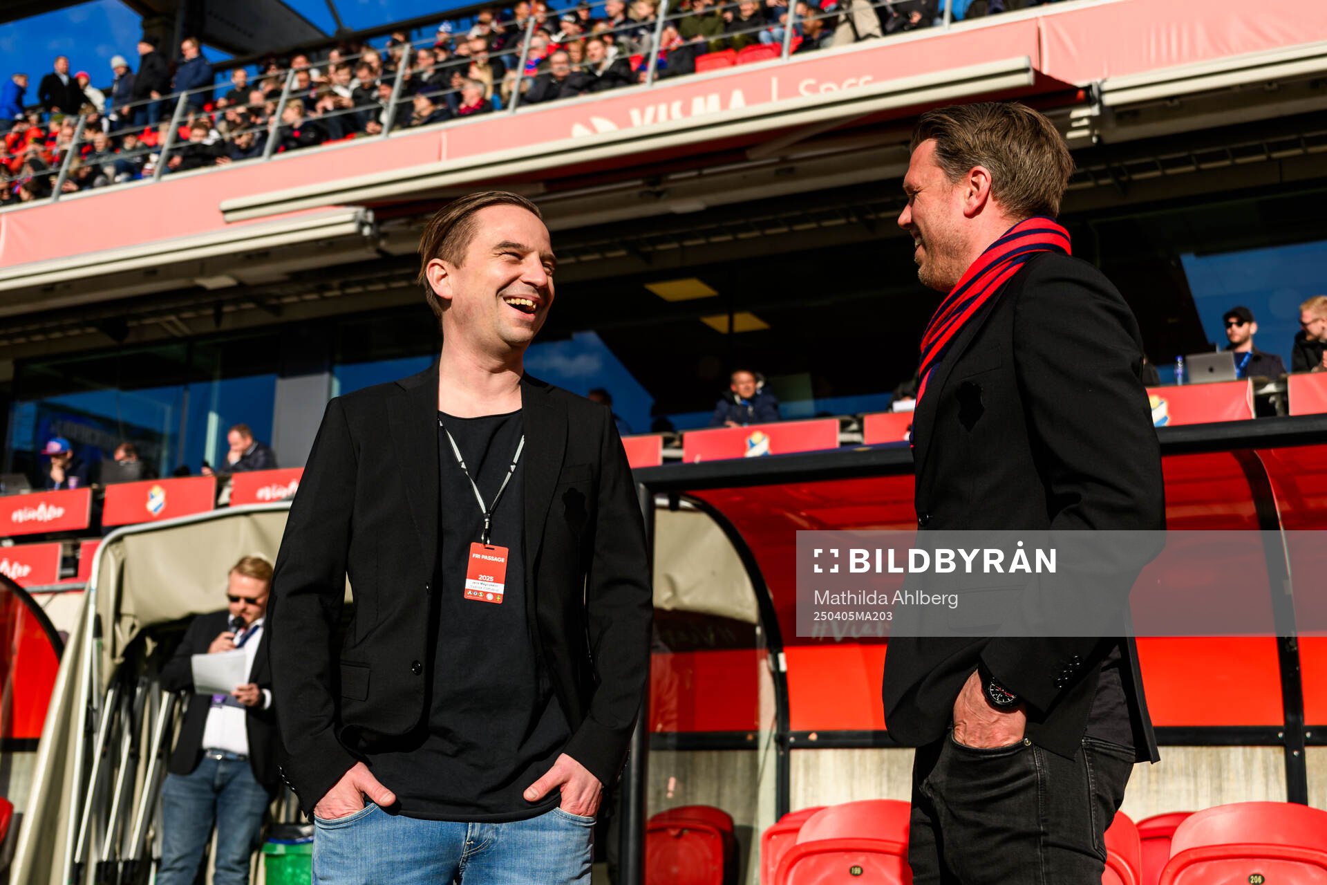 Östers klubbdirektör Jens Magnusson och tillförordnad