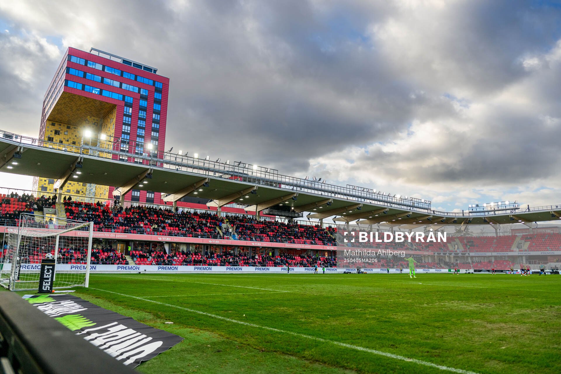 Interiör av Visma Arena
