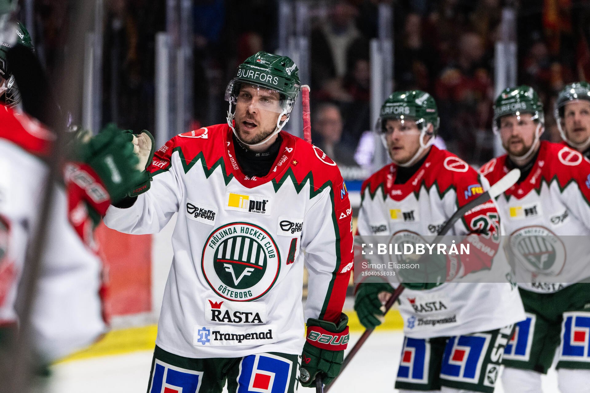 Frölundas Henrik Tömmernes jublar