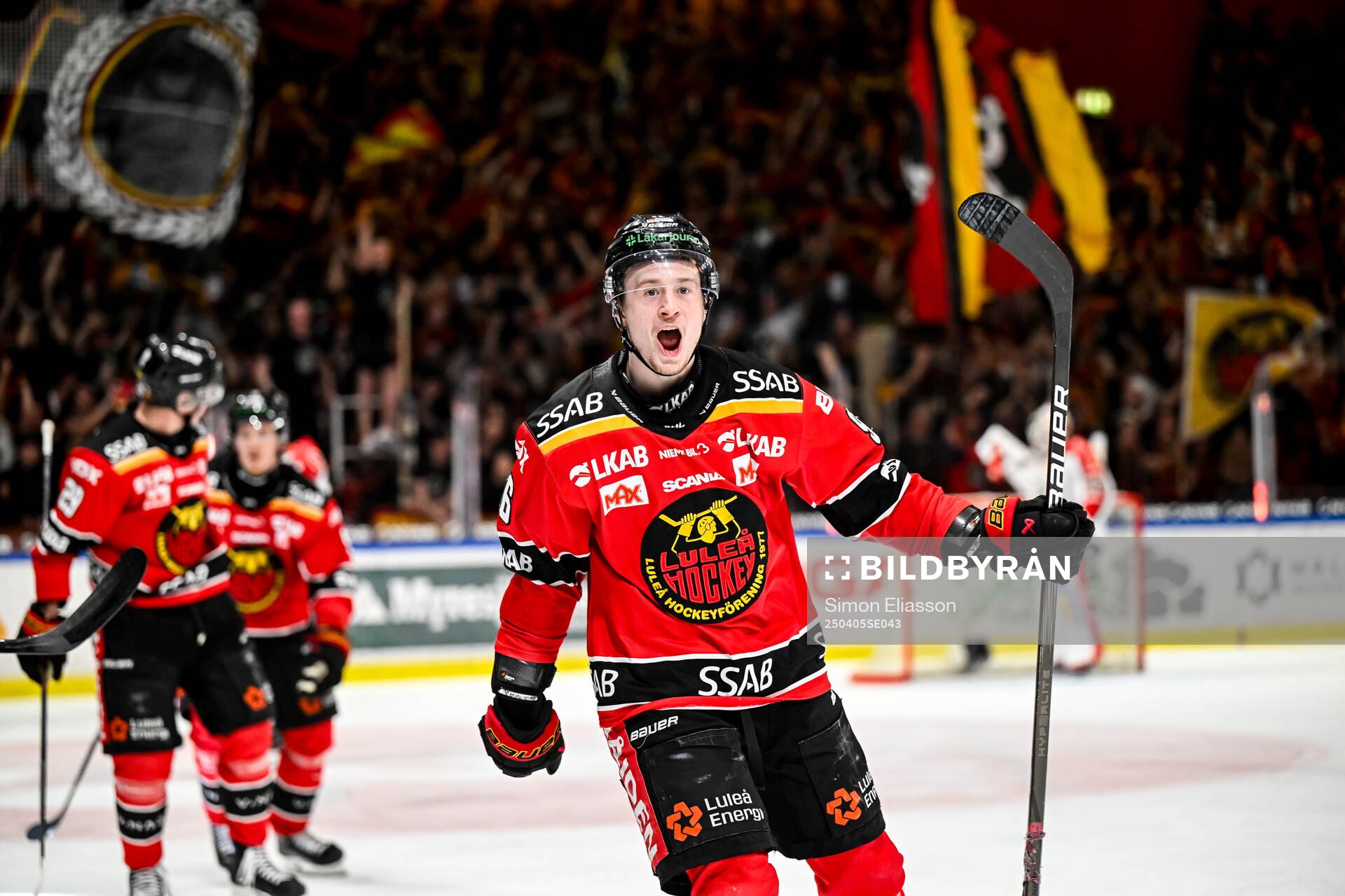 Luleås Pontus Andreasson jublar
