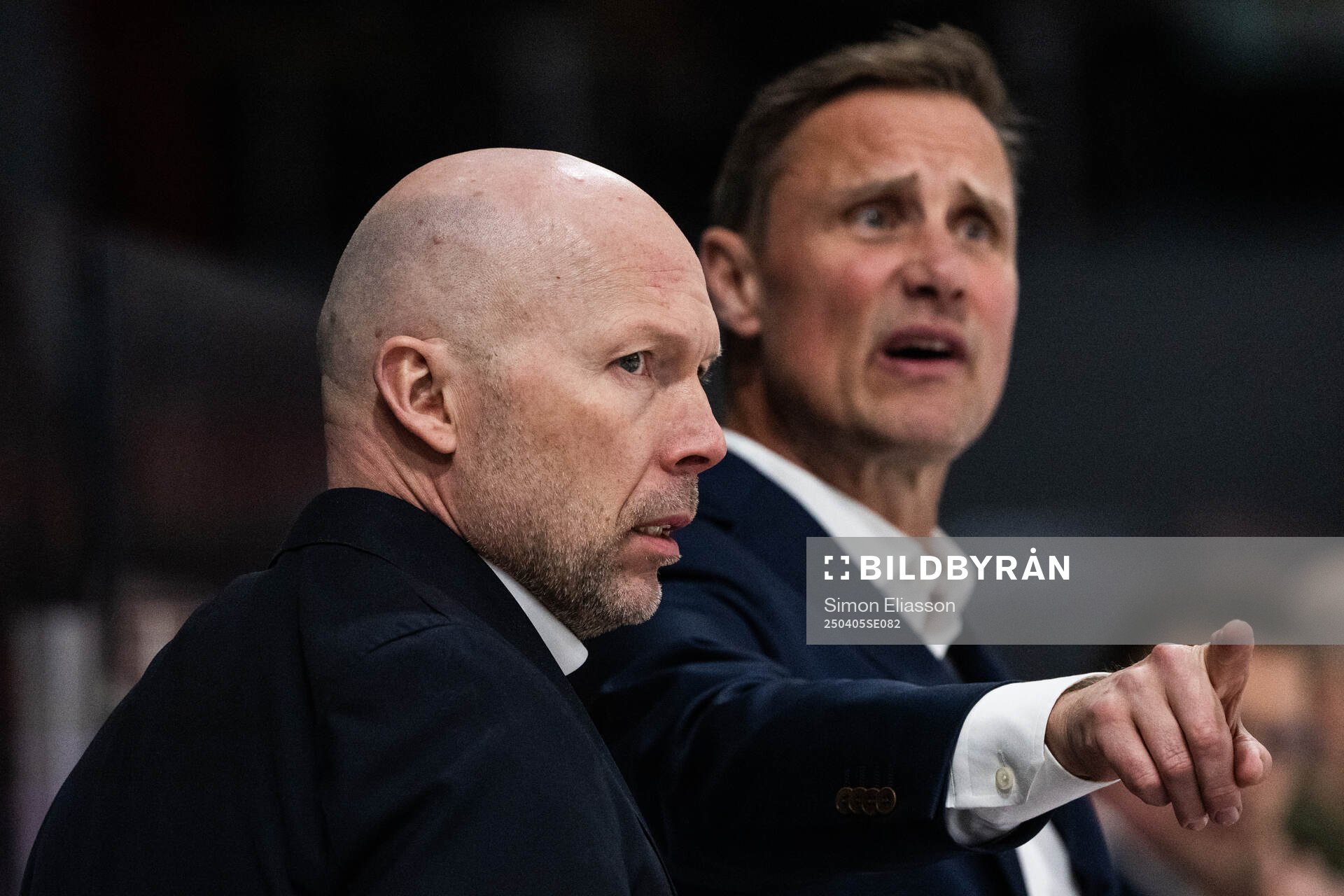 Frölundas assisterande Anders Burström