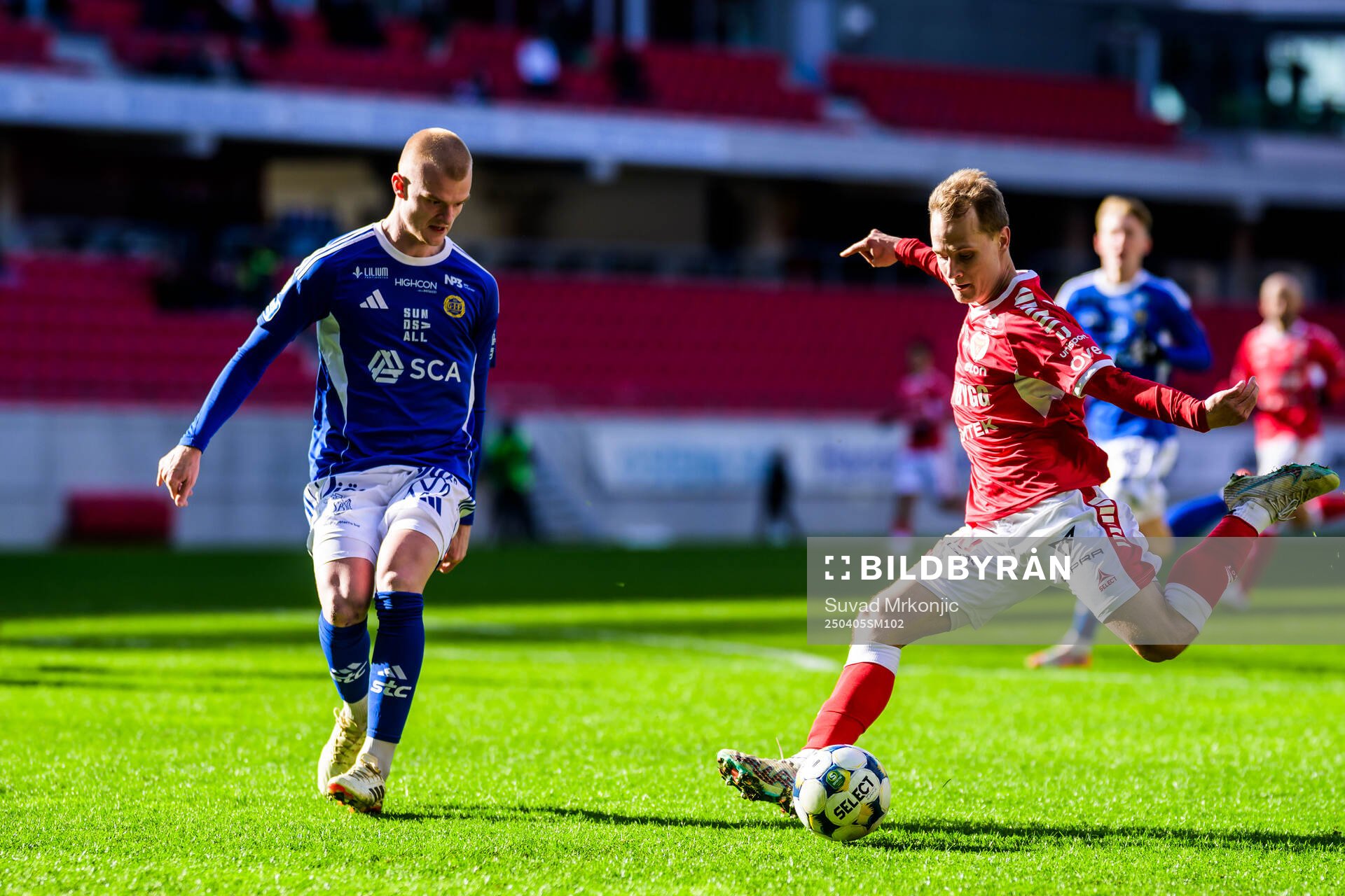 GIF Sundsvalls Lucas Forsberg och Kalmars Saku Ylätupa