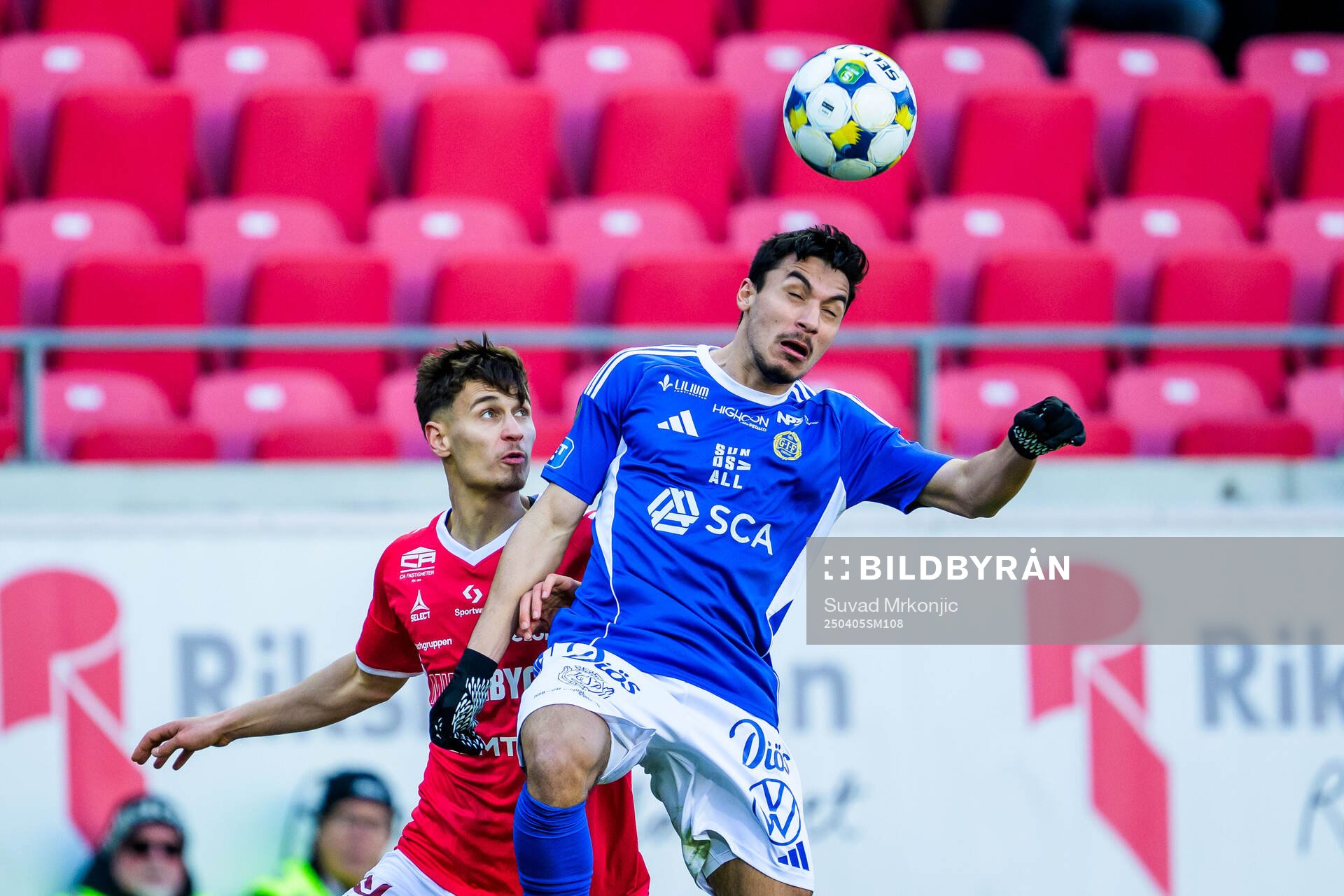 Kalmars Camil Jebara och GIF Sundsvalls Alexandros