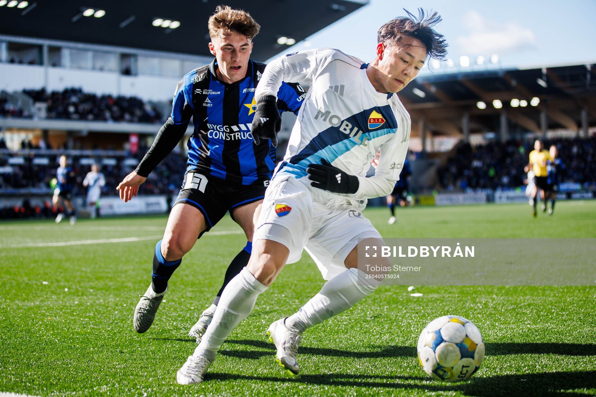 Sirius Bogdan Milovanov och Djurgårdens Keita Kosugi