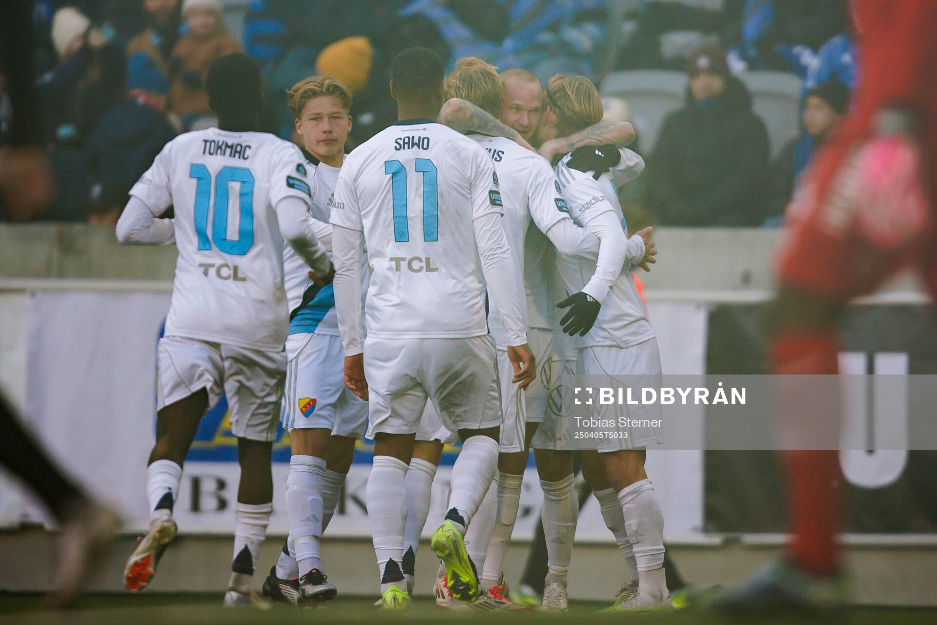 Djurgårdens Adam Ståhl jublar