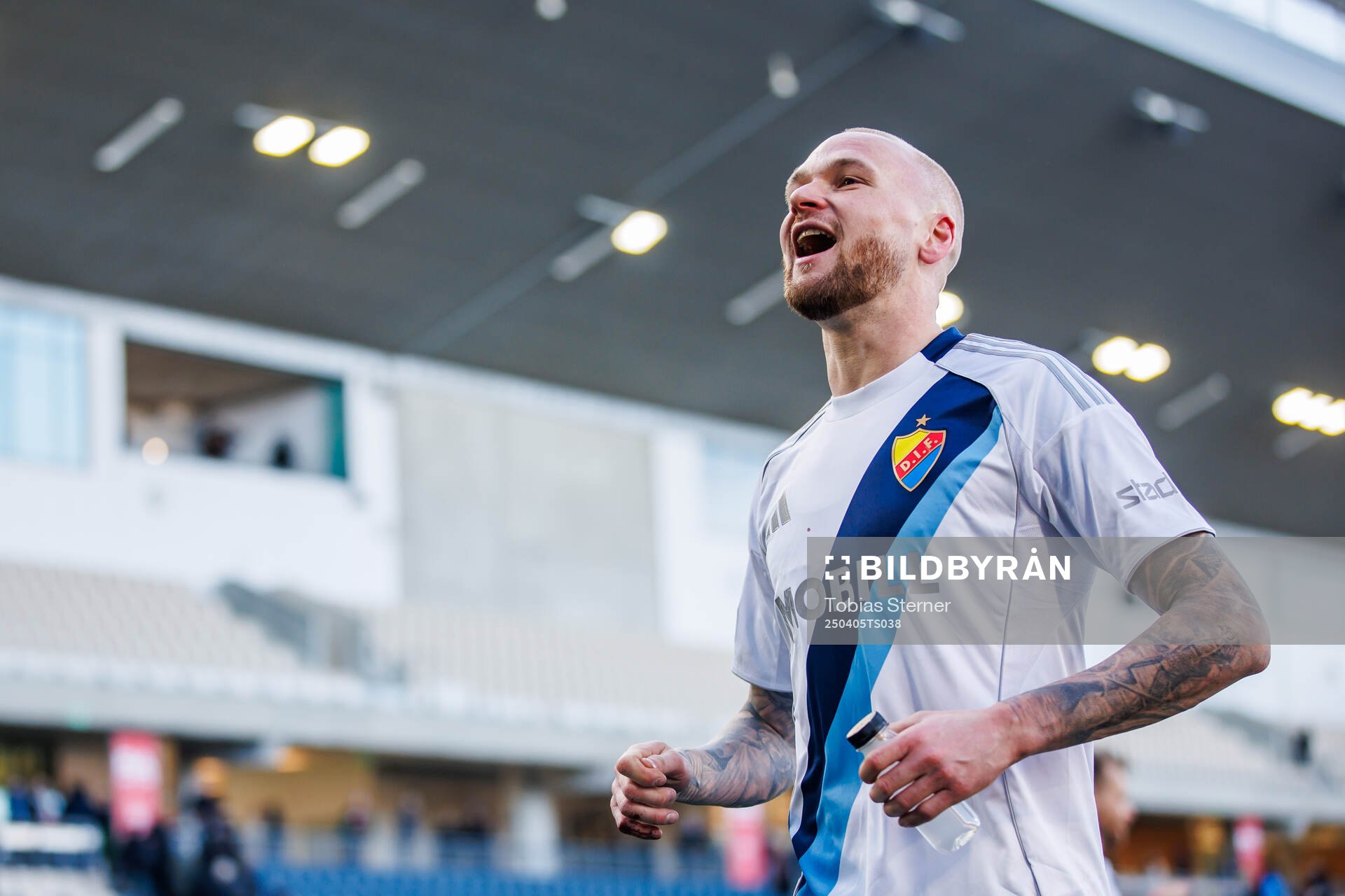 Djurgårdens Adam Ståhl jublar