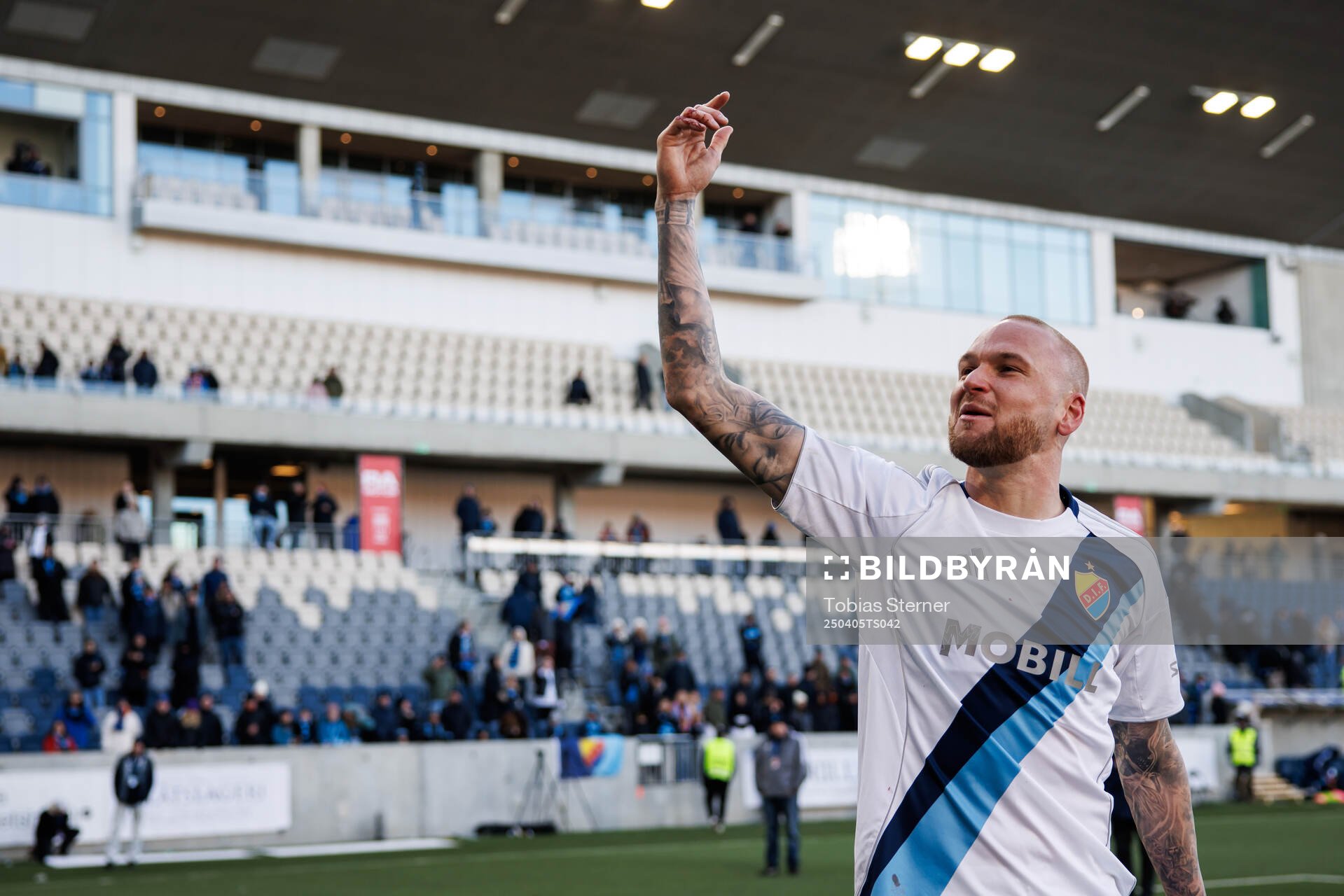 Djurgårdens Adam Ståhl jublar