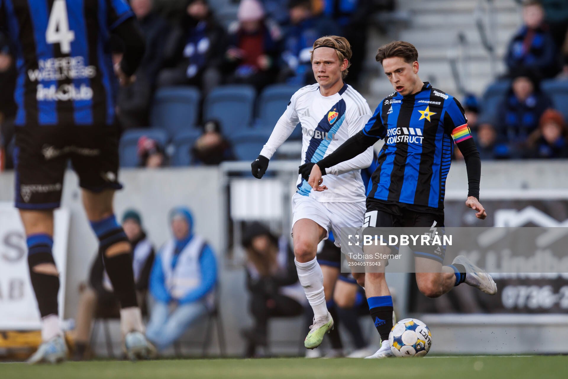 Djurgårdens Tobias Gulliksen och Sirius Adam Vikman