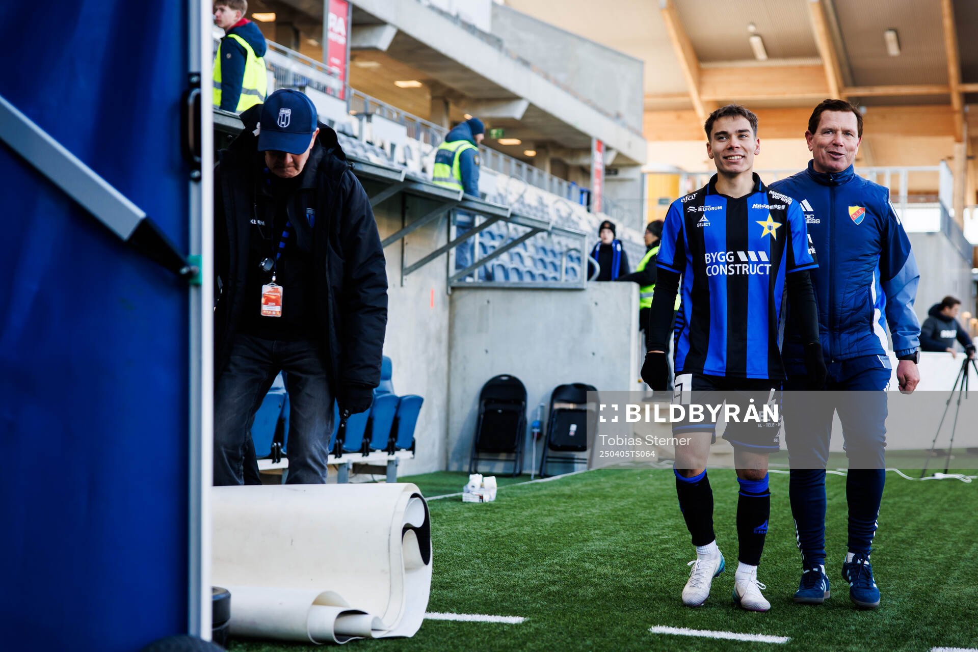 Sirius Leo Walta och Djurgårdens assisterande tränare