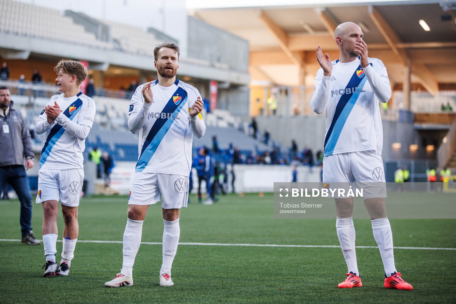 Djurgårdens Jacob Une och Marcus Danielson jublar