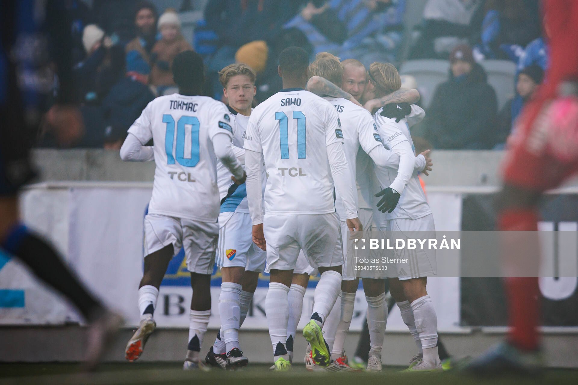 Djurgårdens Adam Ståhl jublar