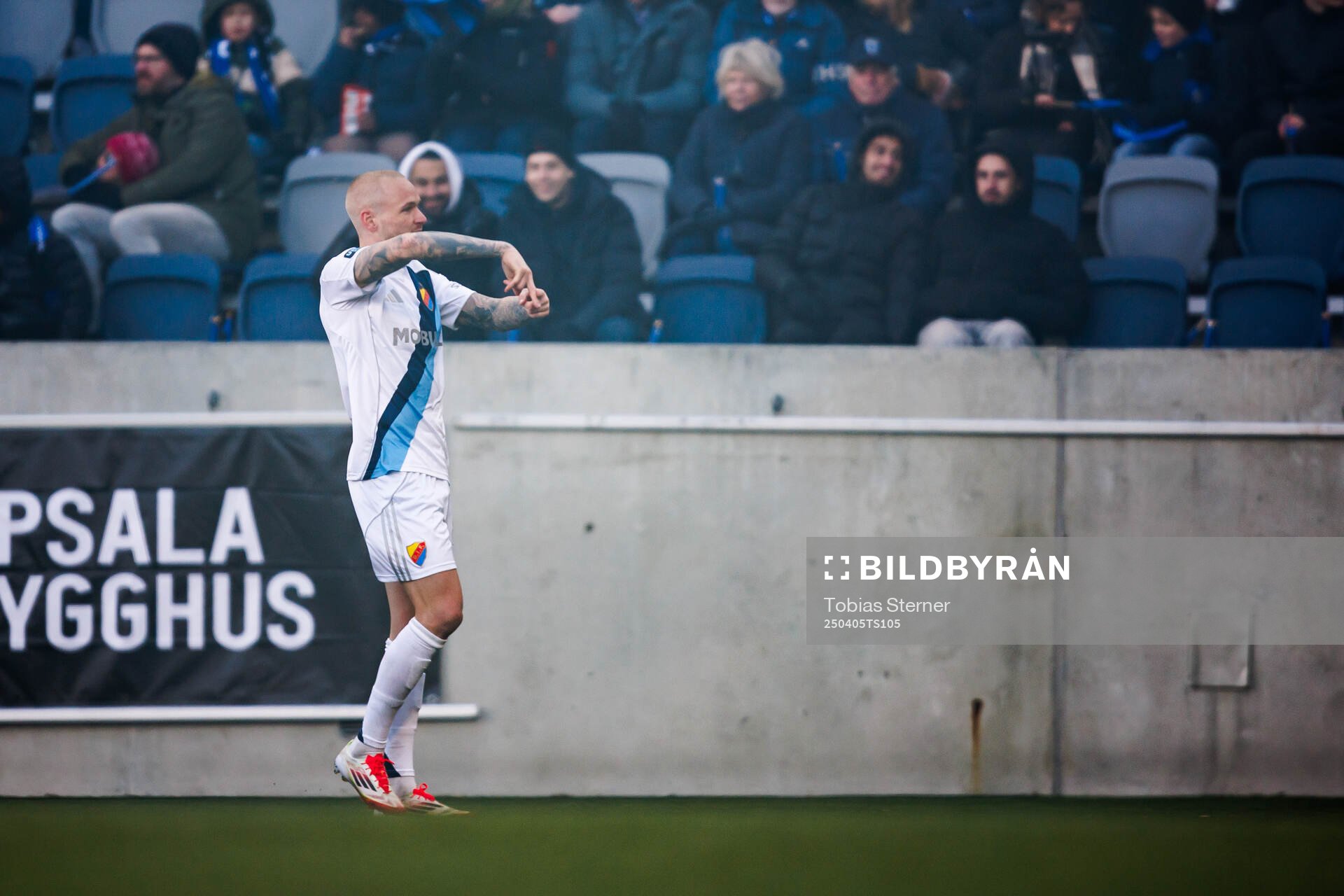 Djurgårdens Adam Ståhl jublar