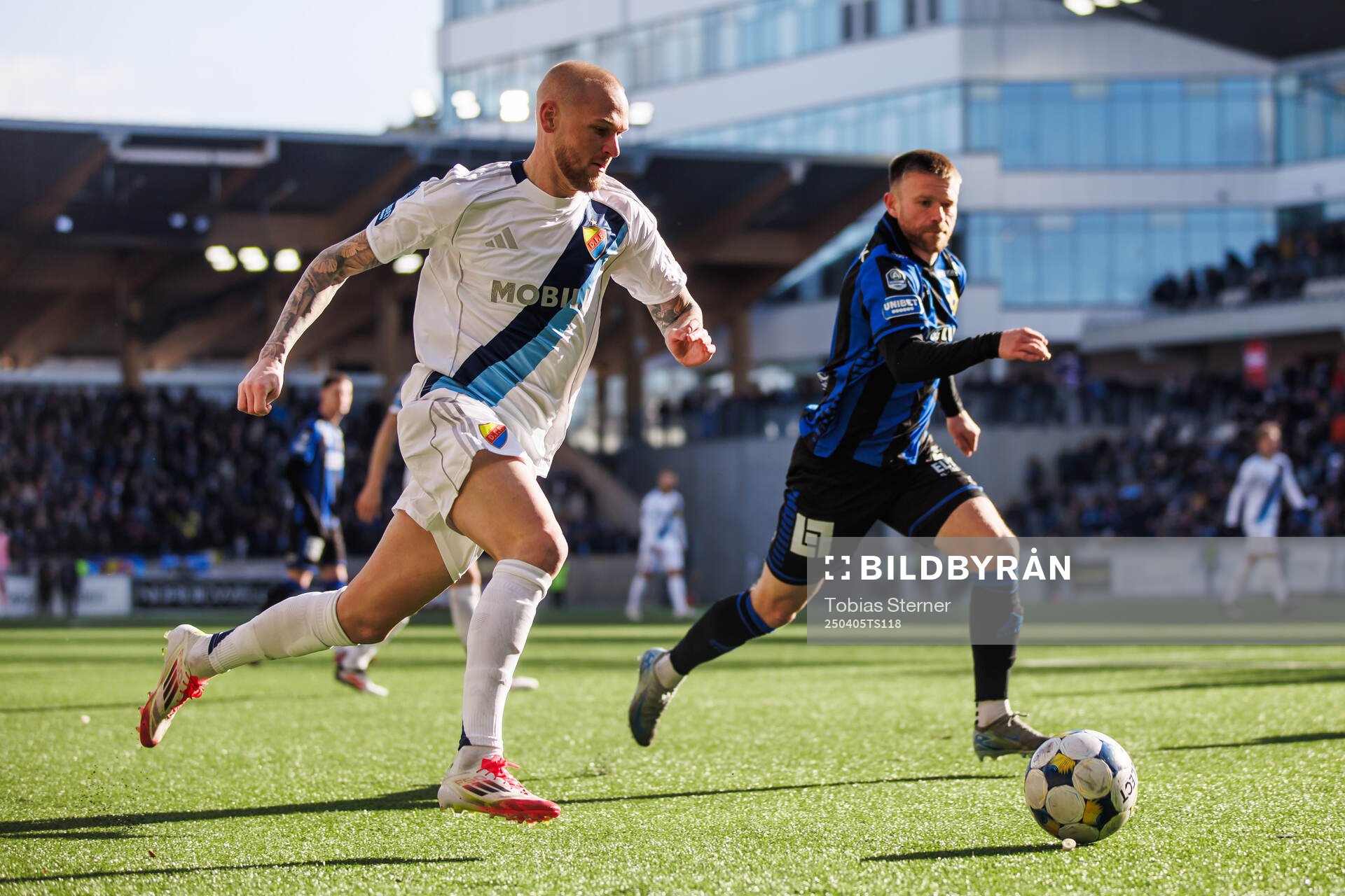 Djurgårdens Adam Ståhl och Sirius Dennis Widgren