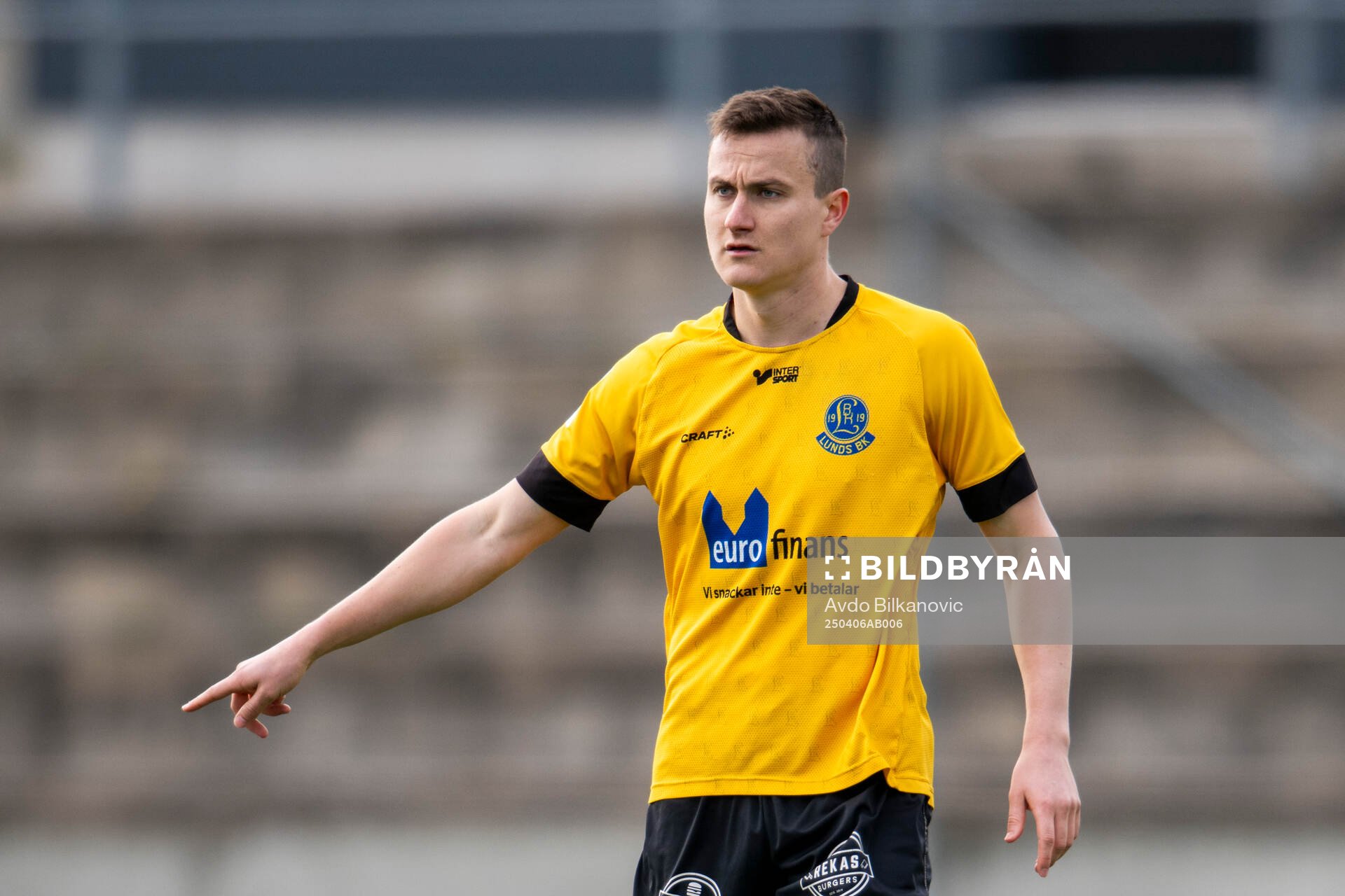 Lund BKs Aleandro Wihlborg Costa jublar