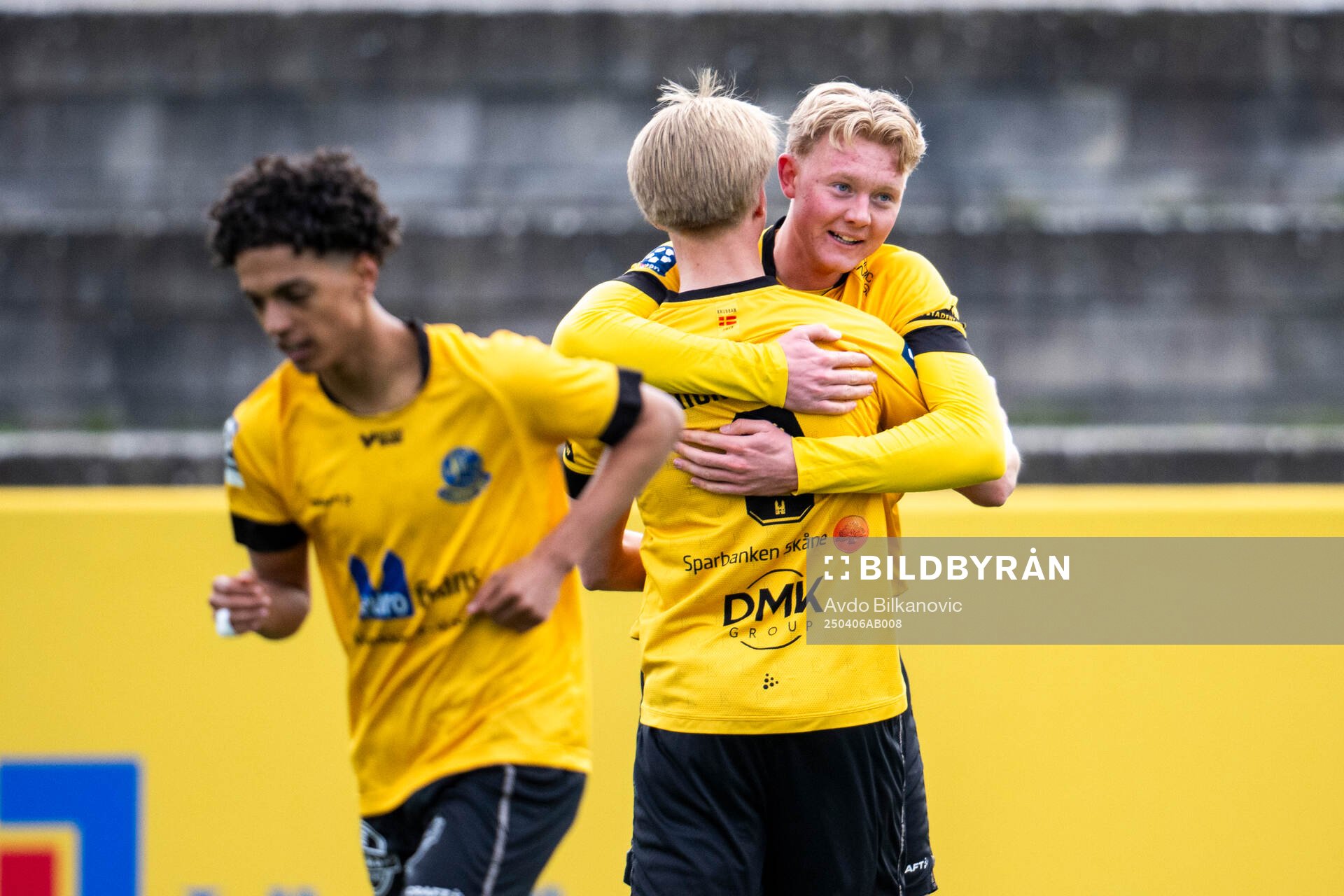 Lund BKs Aleandro Wihlborg Costa jublar