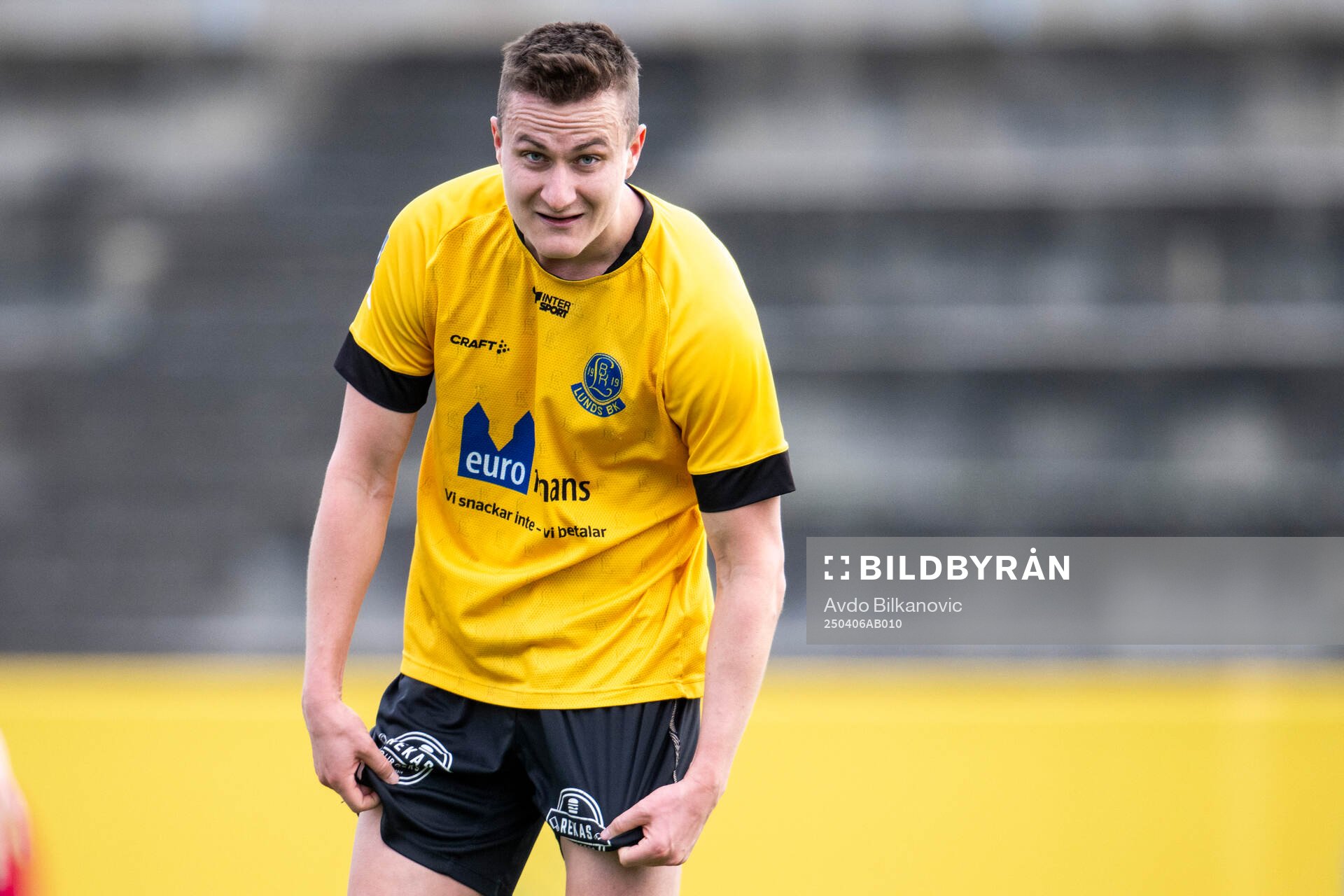 Lund BKs Aleandro Wihlborg Costa jublar