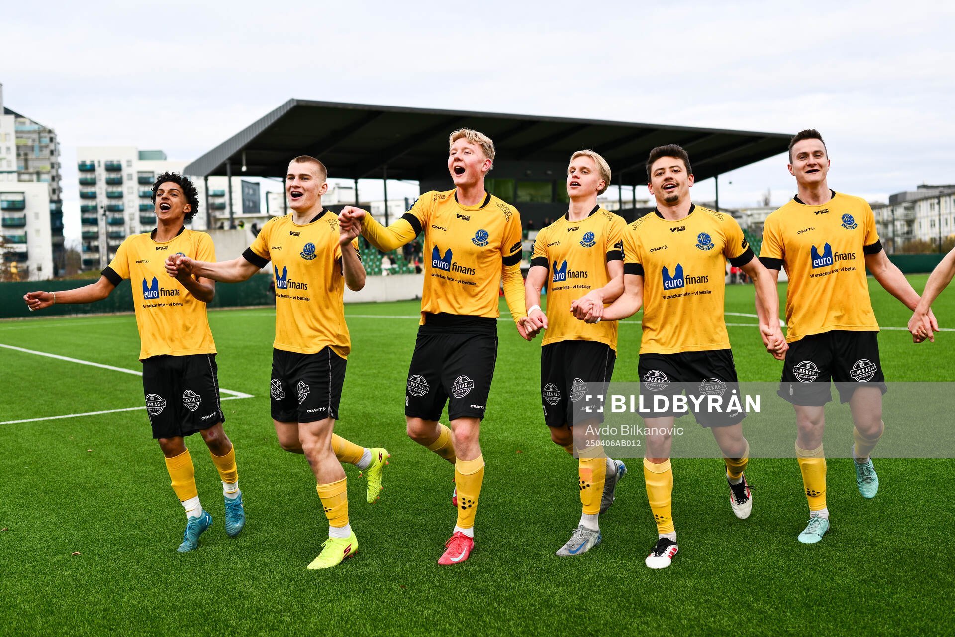 Lund BKs Aleandro Wihlborg Costa jublar