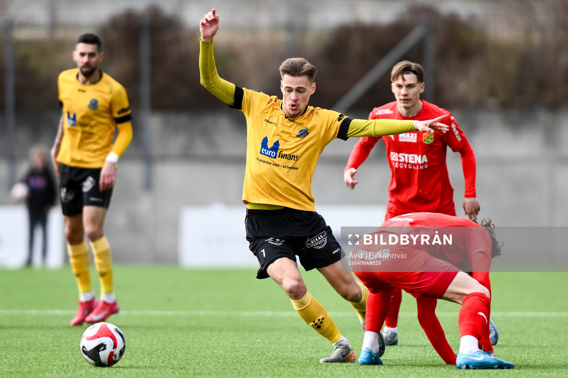 Lund BKs Aleandro Wihlborg Costa jublar