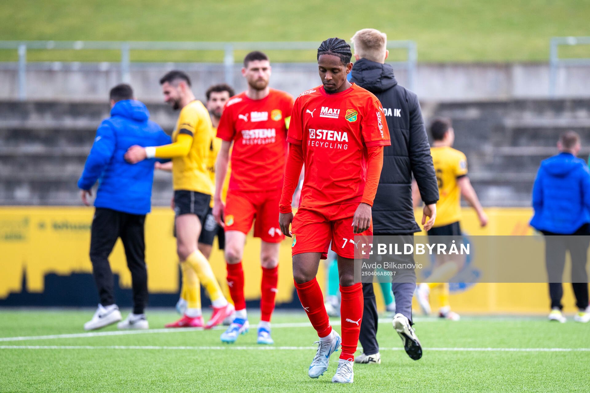 Lund BKs Aleandro Wihlborg Costa jublar