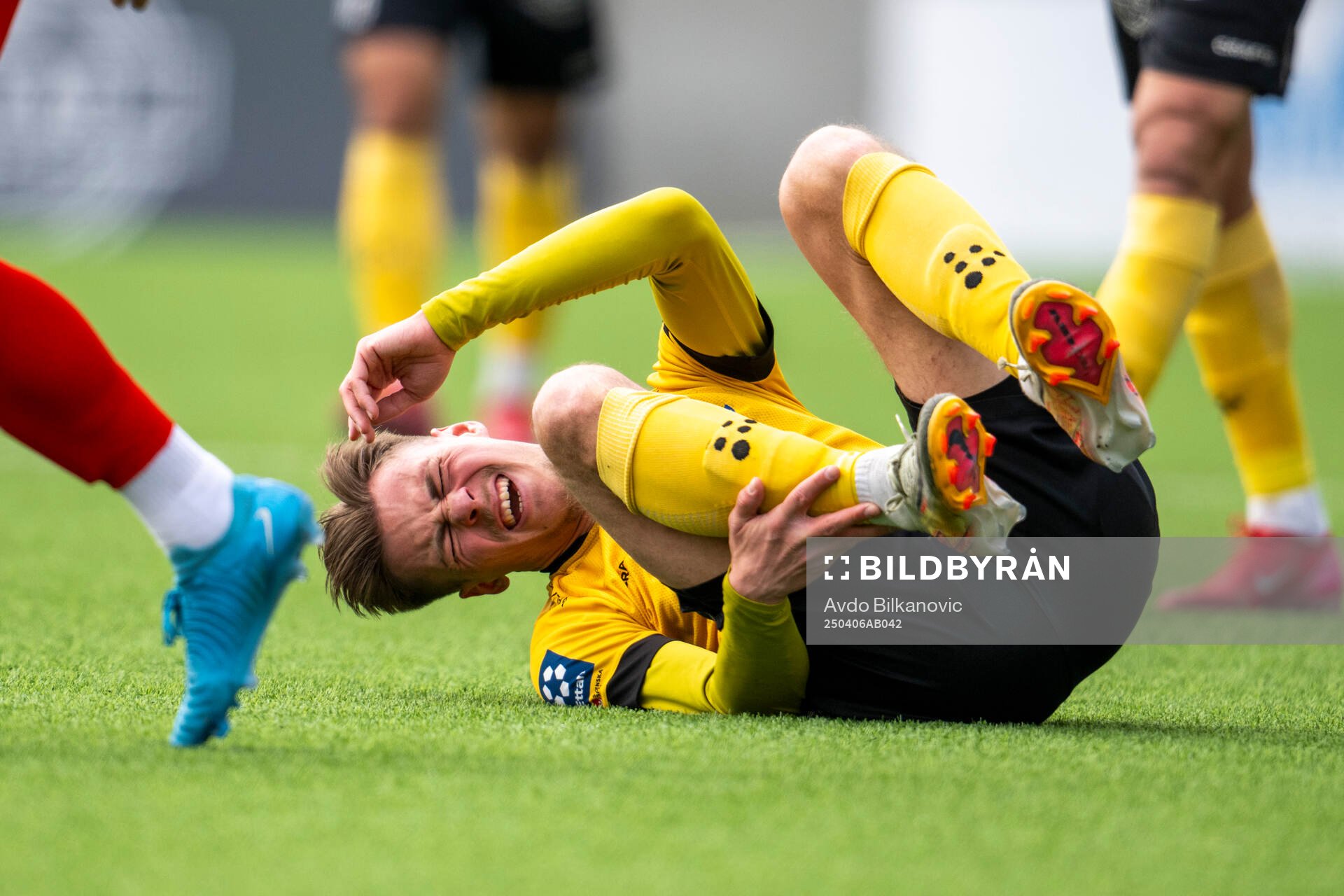 Lund BKs Aleandro Wihlborg Costa jublar
