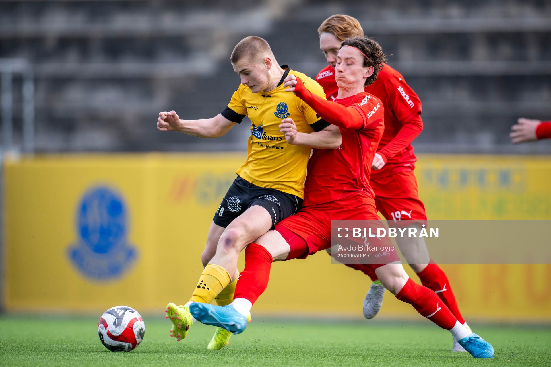 Lund BKs Aleandro Wihlborg Costa jublar