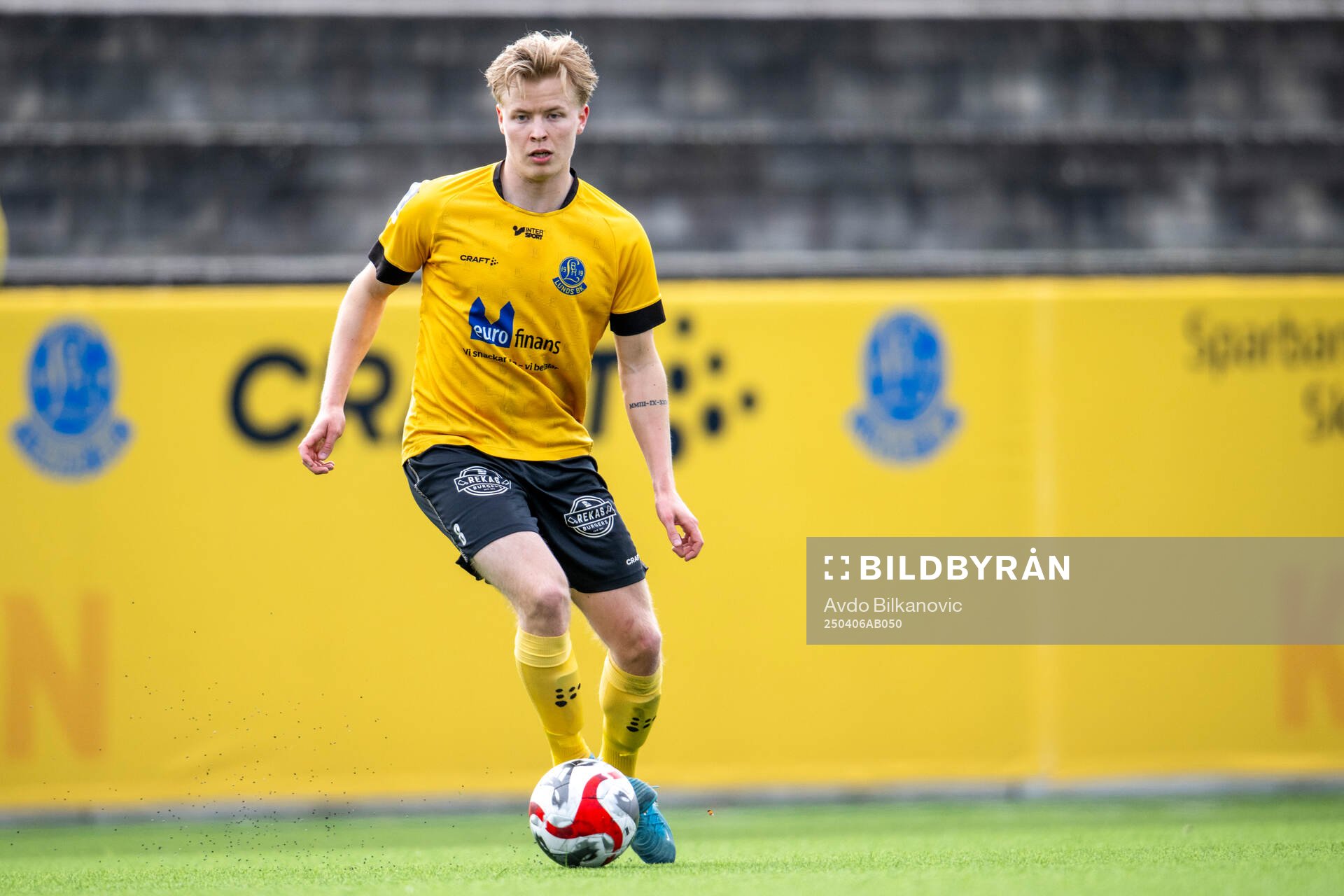 Lund BKs Aleandro Wihlborg Costa jublar