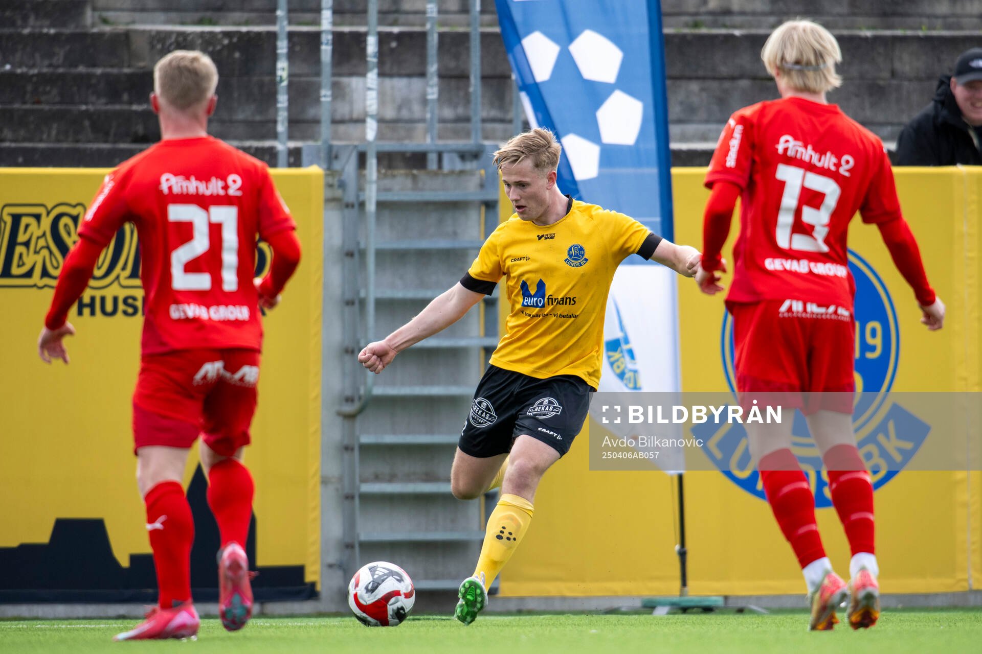 Lund BKs Aleandro Wihlborg Costa jublar