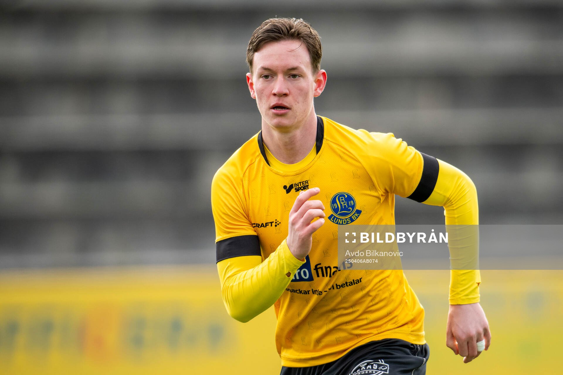 Lund BKs Aleandro Wihlborg Costa jublar