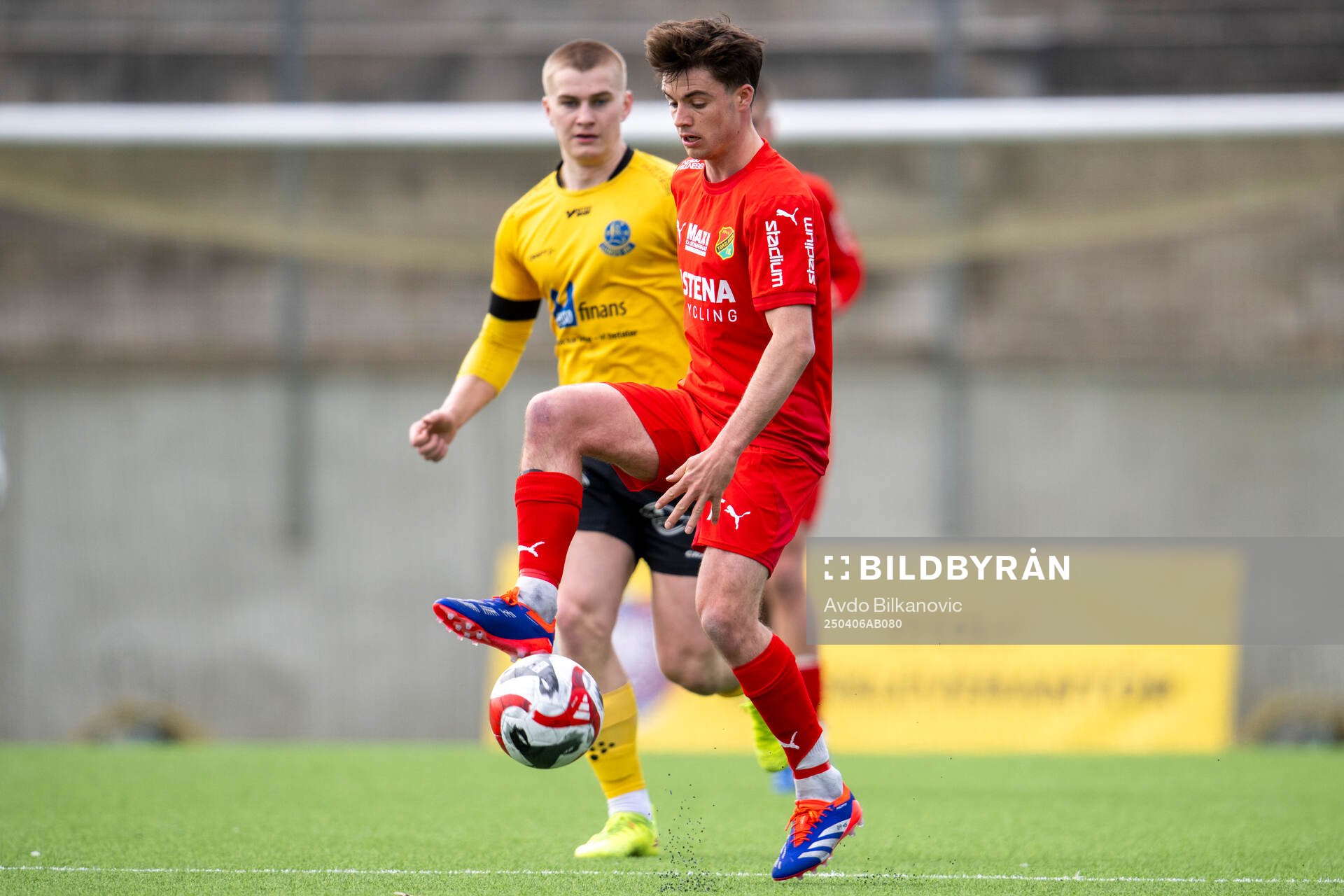 Lund BKs Aleandro Wihlborg Costa jublar