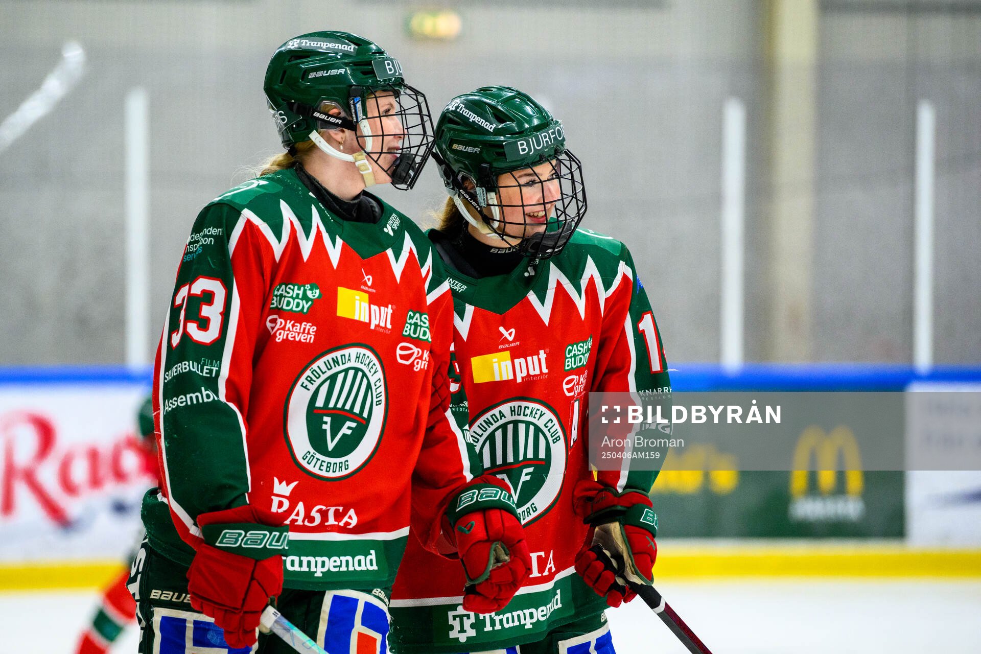 Frölundas Alwa Andersson och Julia Ullsten
