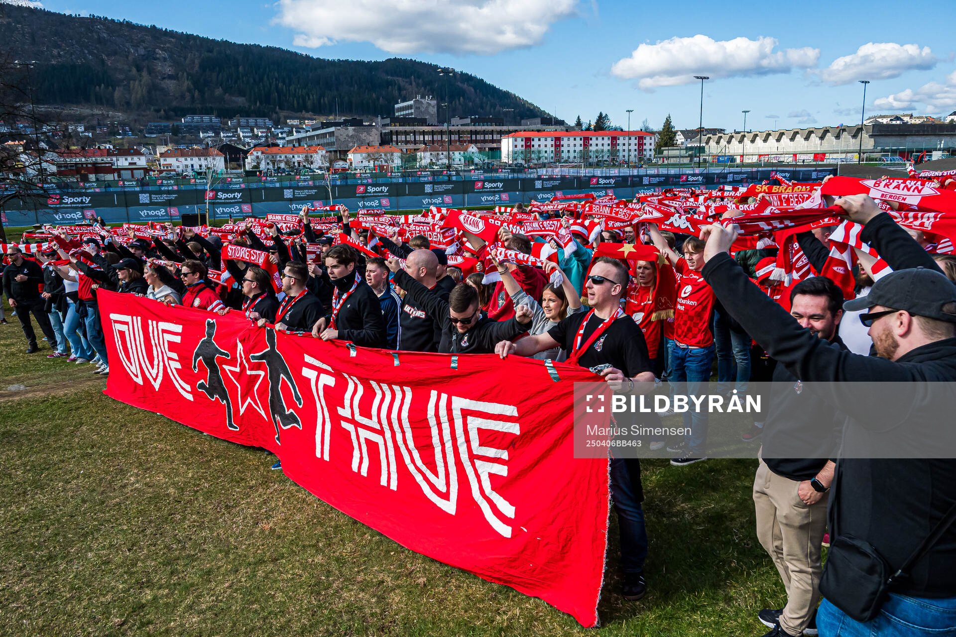 Spectators at Ove Thue-marsjen