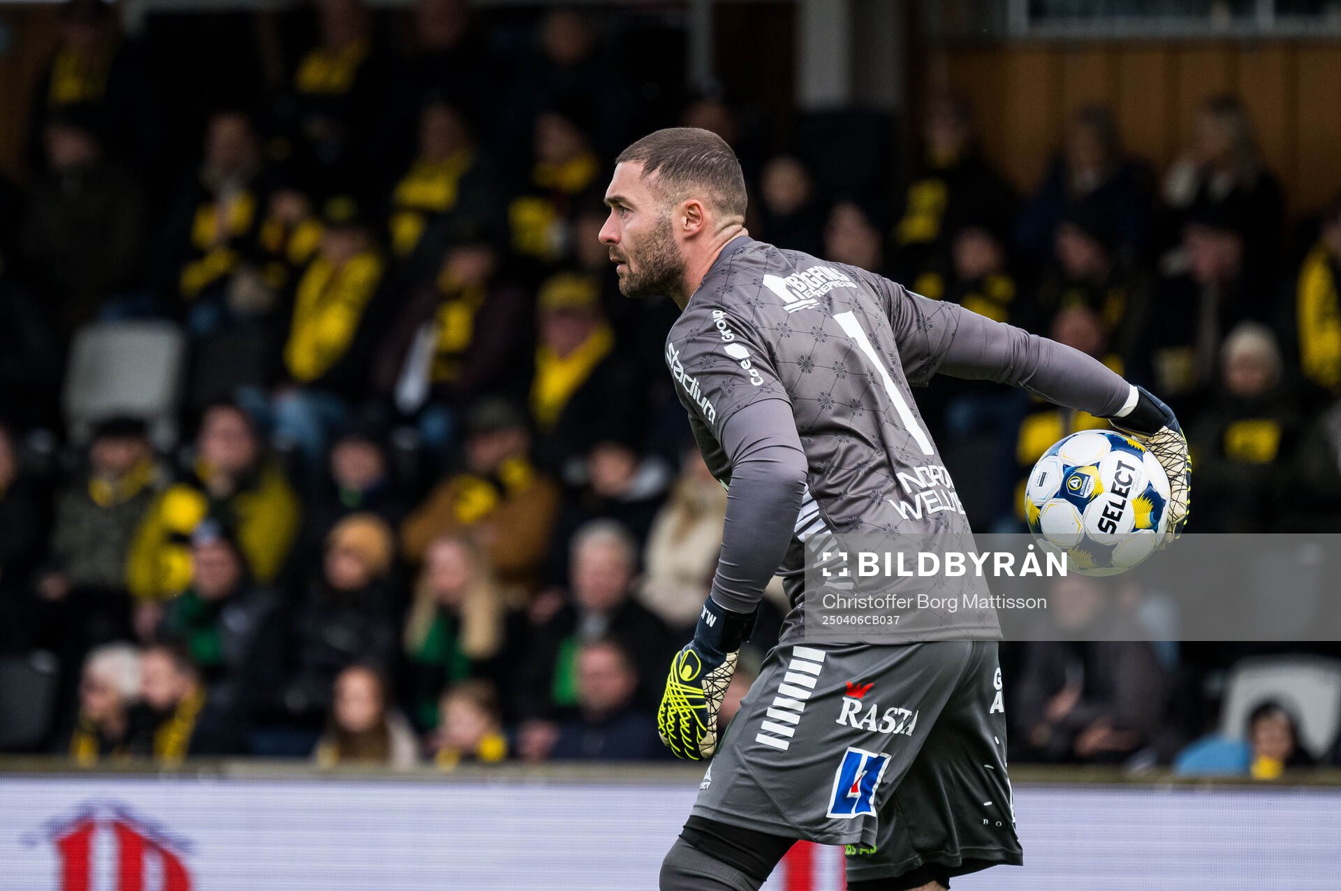 GAISs målvakt Mergim Krasniqi
