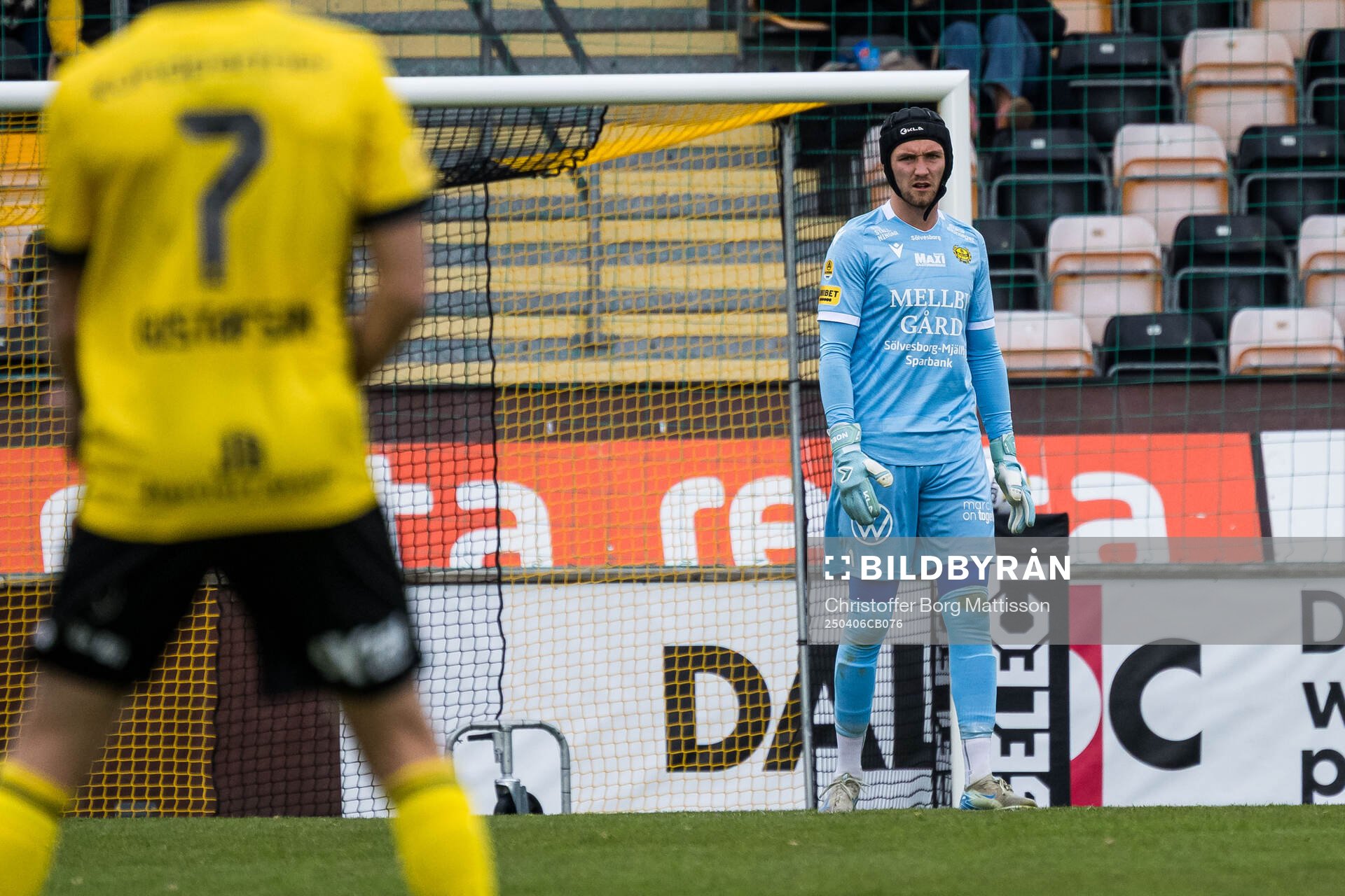 Mjällbys målvakt Noel Törnqvist