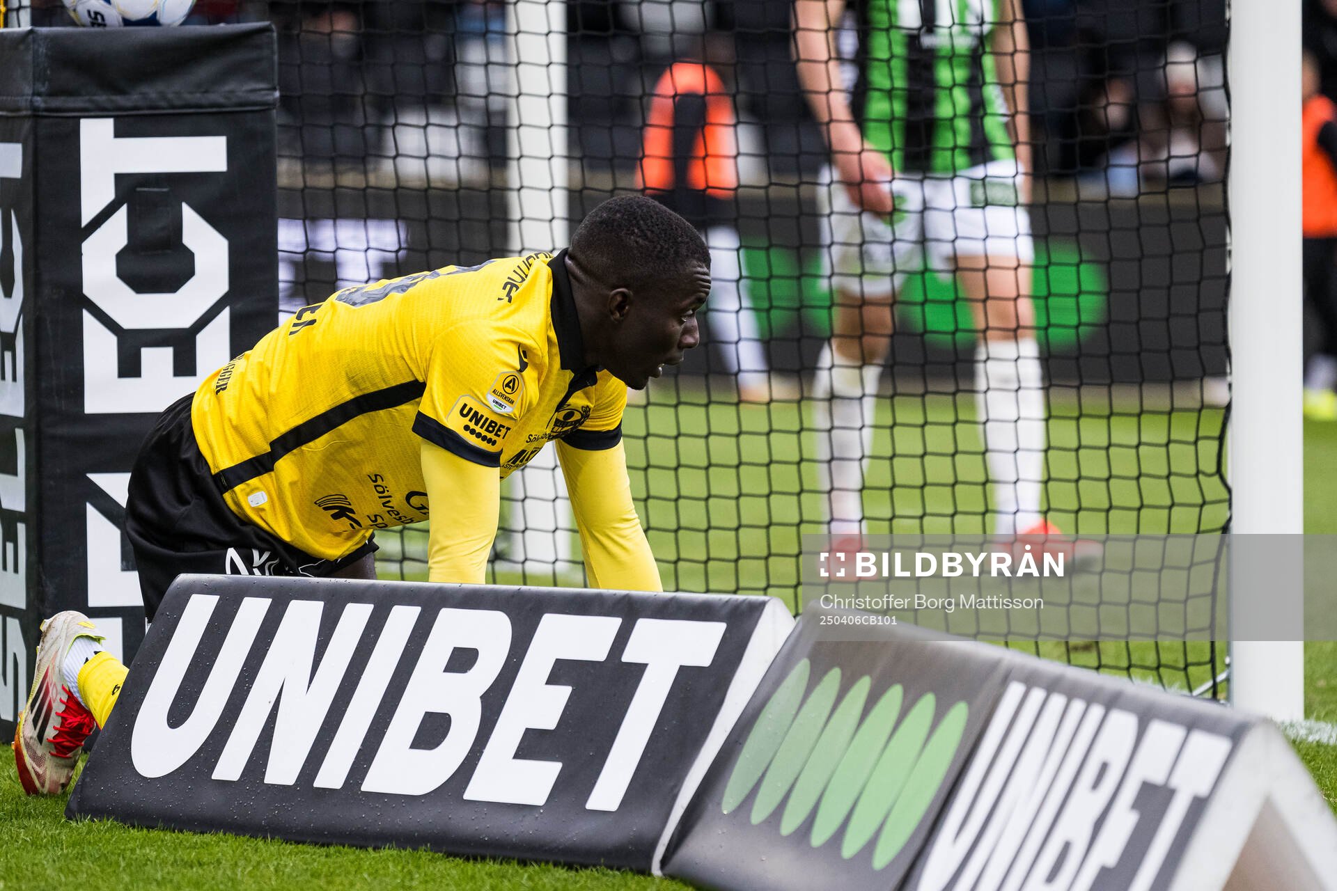 Mjällbys Abdoulie Manneh deppar