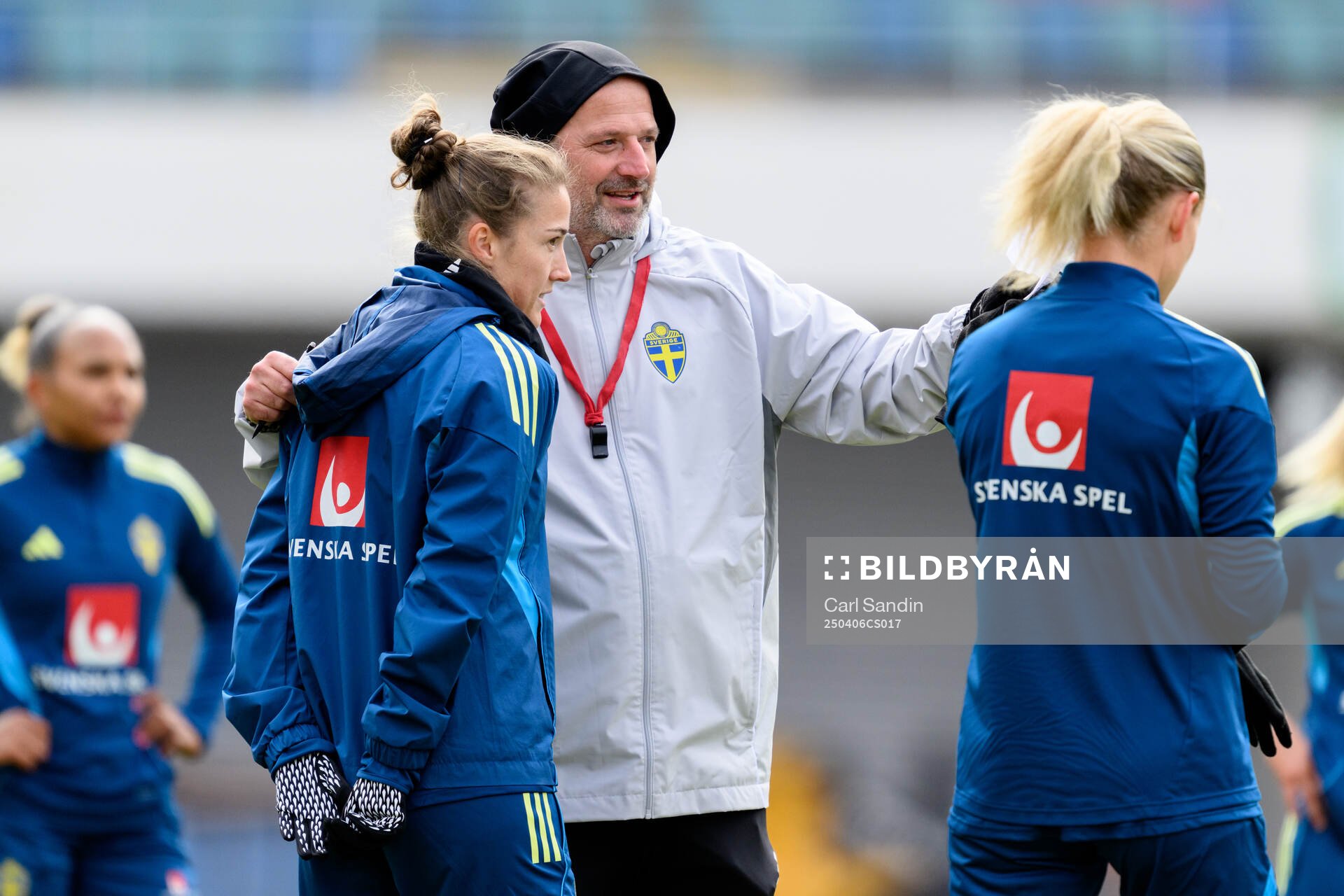 Assistant coach Magnus Wikman