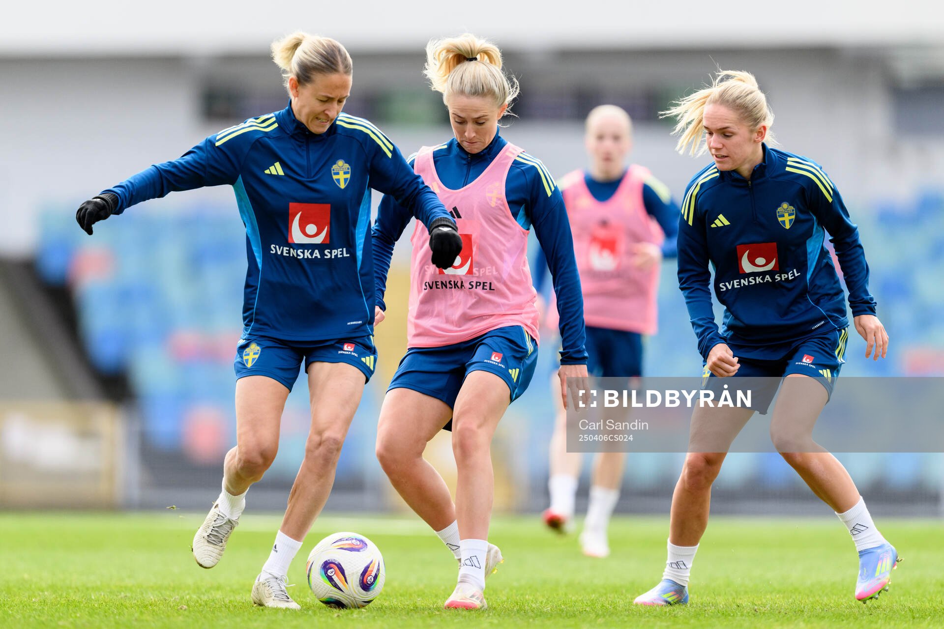 Emma Kullberg, Rebecka Blomqvist and Hanna Lundkvist