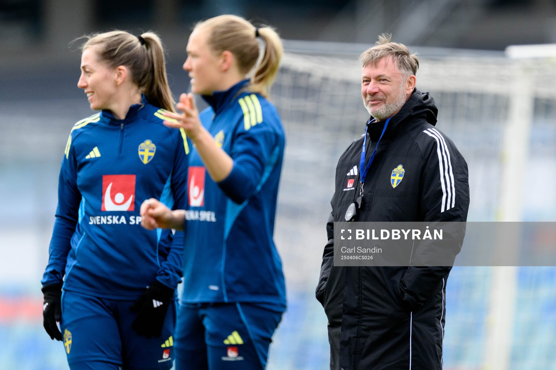 Head coach Peter Gerhardsson